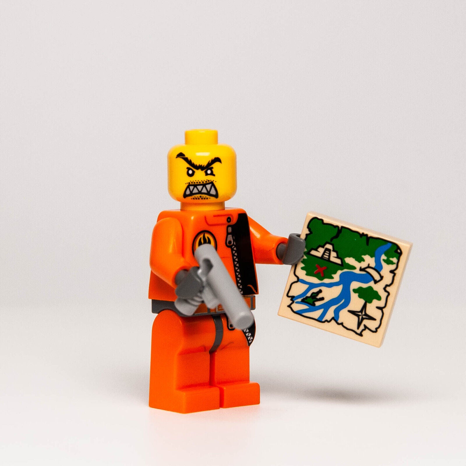 LEGO Agents Minifigure - Break Jaw (agt003) Swamp Raid w/ Map 8632 - StudBee