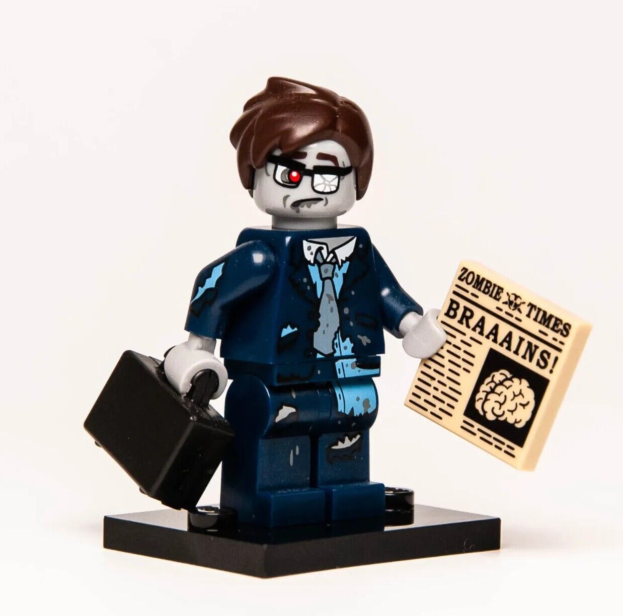 New LEGO Monsters CMF Series 14 - Zombie Businessman (col14-13) 71010 (blk - StudBee