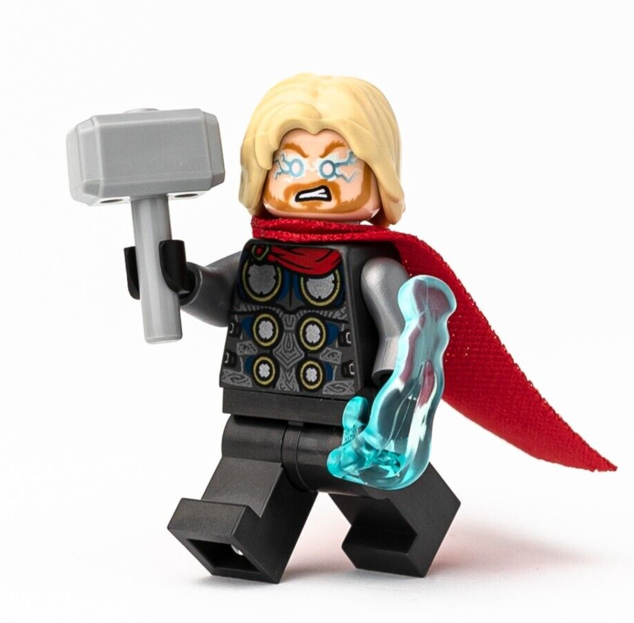 New LEGO Thor Pearl Dark Gray Legs Minifigure - Marvel Avengers - 76153 (sh623) - StudBee