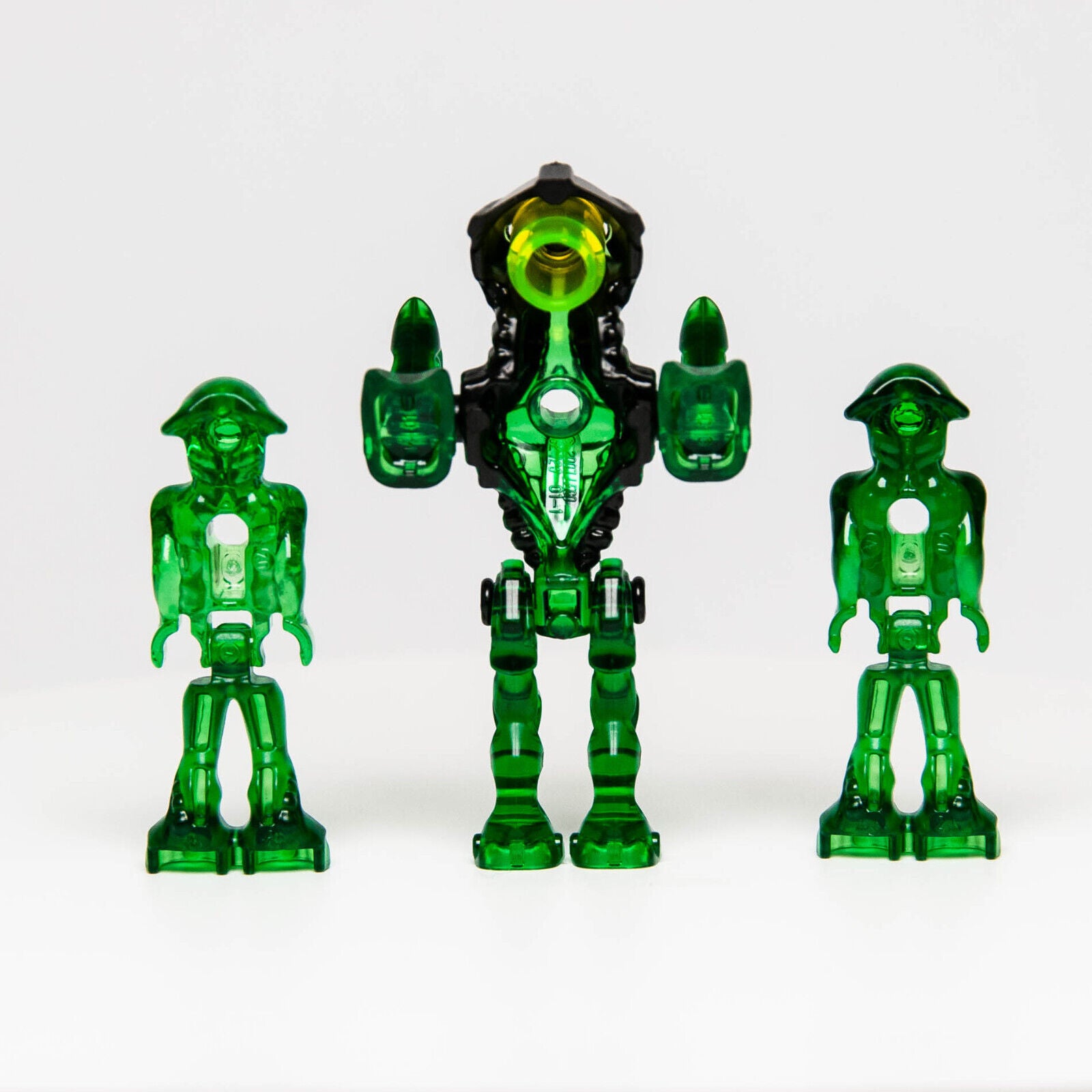 (Lot of 3) Lego Mars Mission ALIENS & COMMANDER Minifigures (mm001 mm010) - StudBee