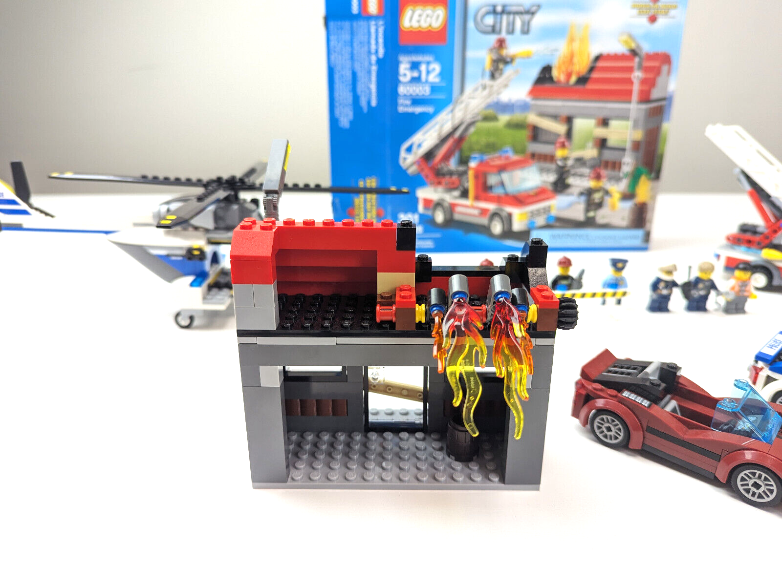 LEGO City Police Lot: 60003 Fire Emergency & 60138  High-Speed Chase - StudBee