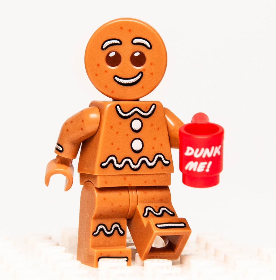 LEGO CMF Minifigure 71002 Series 11 - Gingerbread Man Christmas(col11-6) col168 - StudBee