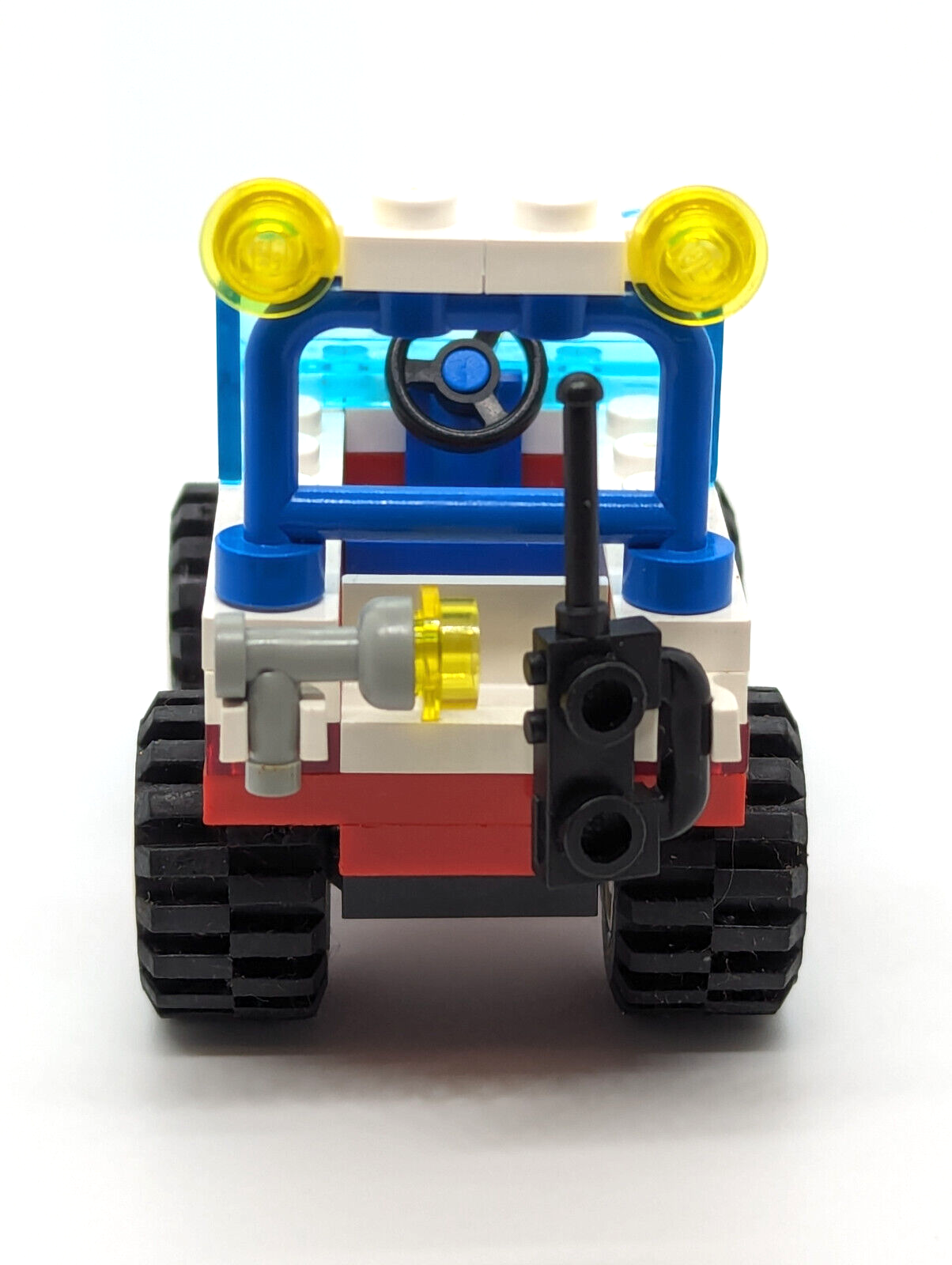 Lego Classic Coast Guard Minifigure & Truck from Hurricane Harbor 6338 (res004) - StudBee