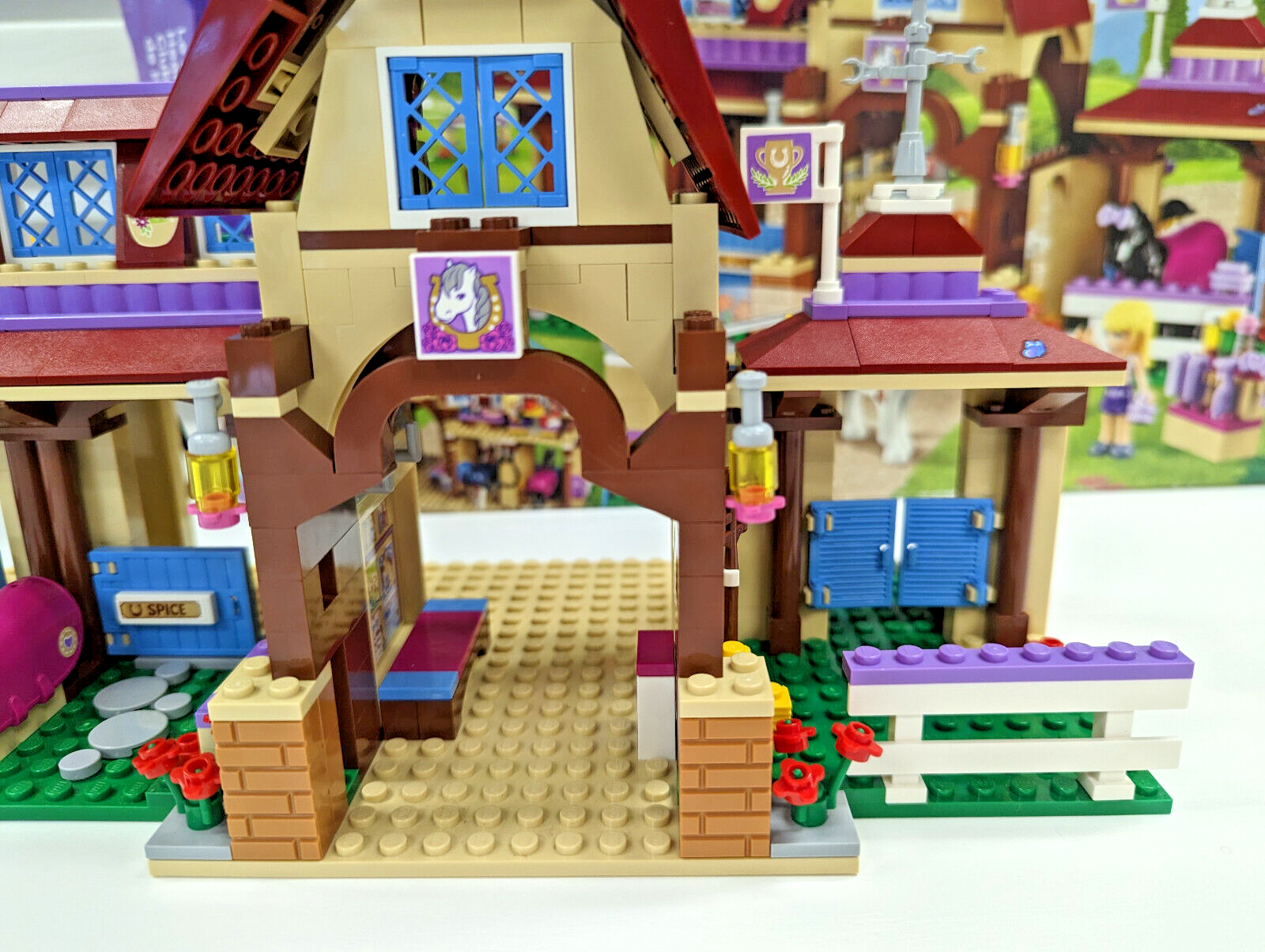 LEGO Friends Heartlake Riding Club 41126 Horse Stables 100% Complete Box Manuals - StudBee