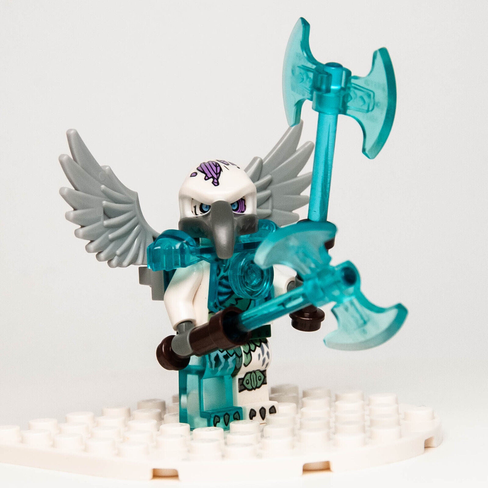Lego Chima Minifigure - Voom Voom Heavy Armor (loc074) Phoenix Fire Temple 70146 - StudBee
