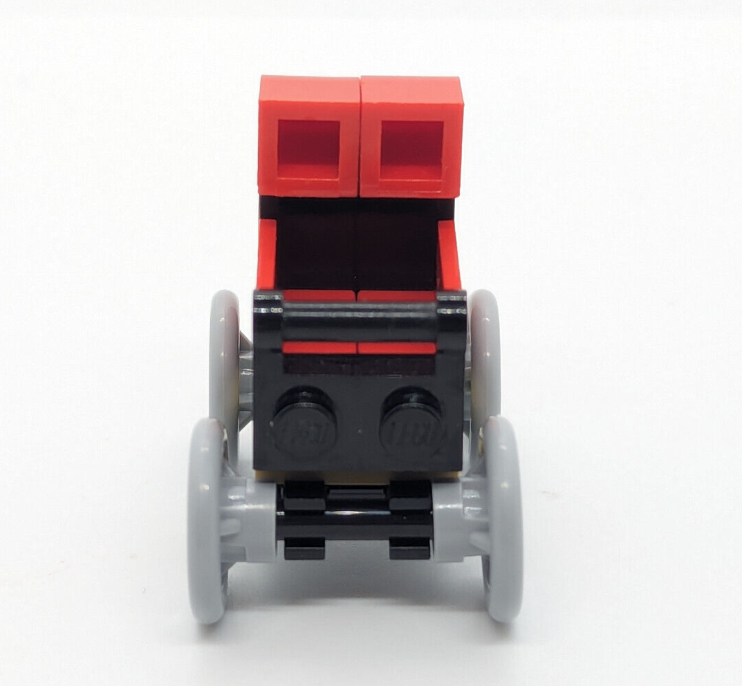 LEGO Minifigure Red Stroller - Baby Boy Girl Infant Sitter Shower 10255 Pram - StudBee