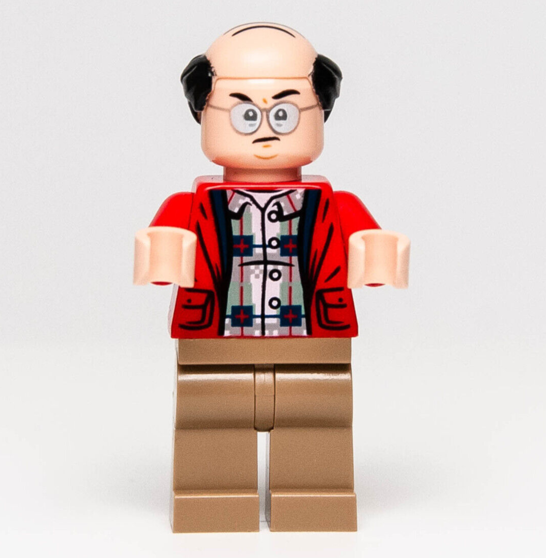 NEW Lego Minifigure George Costanza (idea092) Seinfeld 21328 - StudBee