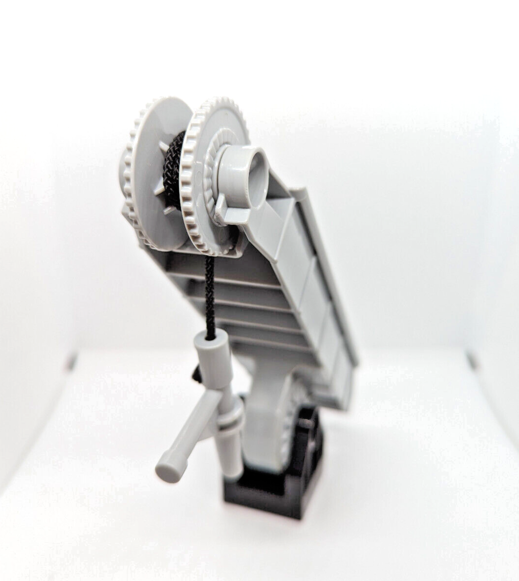 Lego Duplo 7" Gray Fire Truck Ladder w/ Black Reel and Gray Nozzle 10593 - StudBee