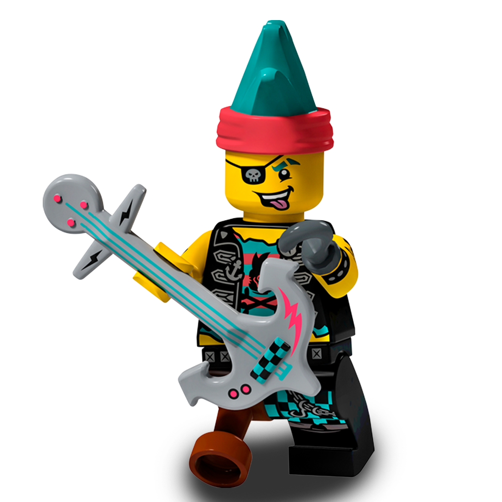 New LEGO Vidiyo Minifigure - Punk Pirate w/ Anchor Guitar (vid016) Beatbox 43103 - StudBee