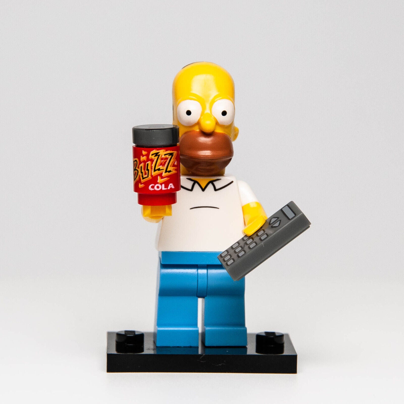 LEGO Homer Simpson Minifigure w/ Buzz Soda & TV Remote 71005 (colsim-1) - StudBee