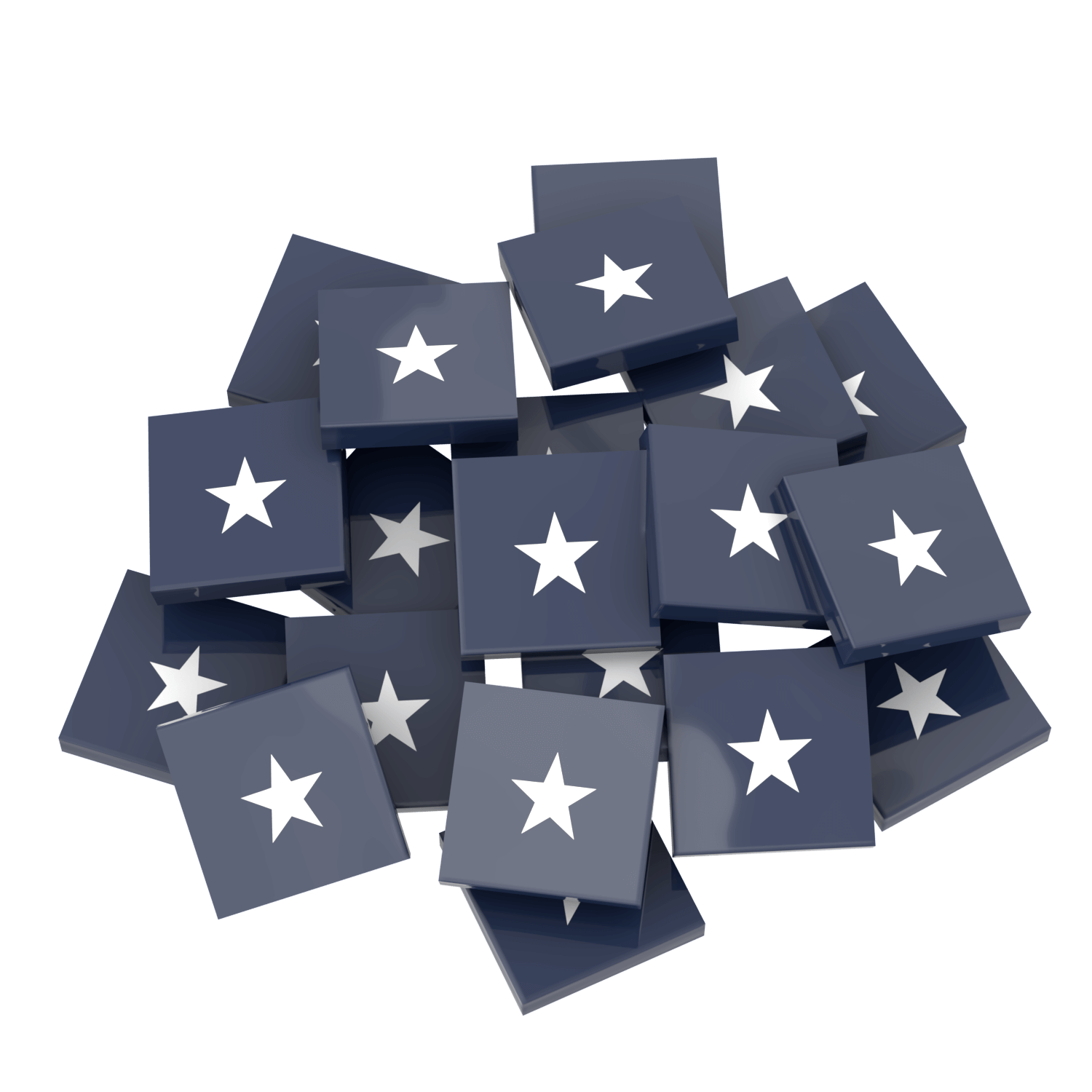 Presidential Star Carpet / Floor Tile - (20 Pack) - Made with LEGO®