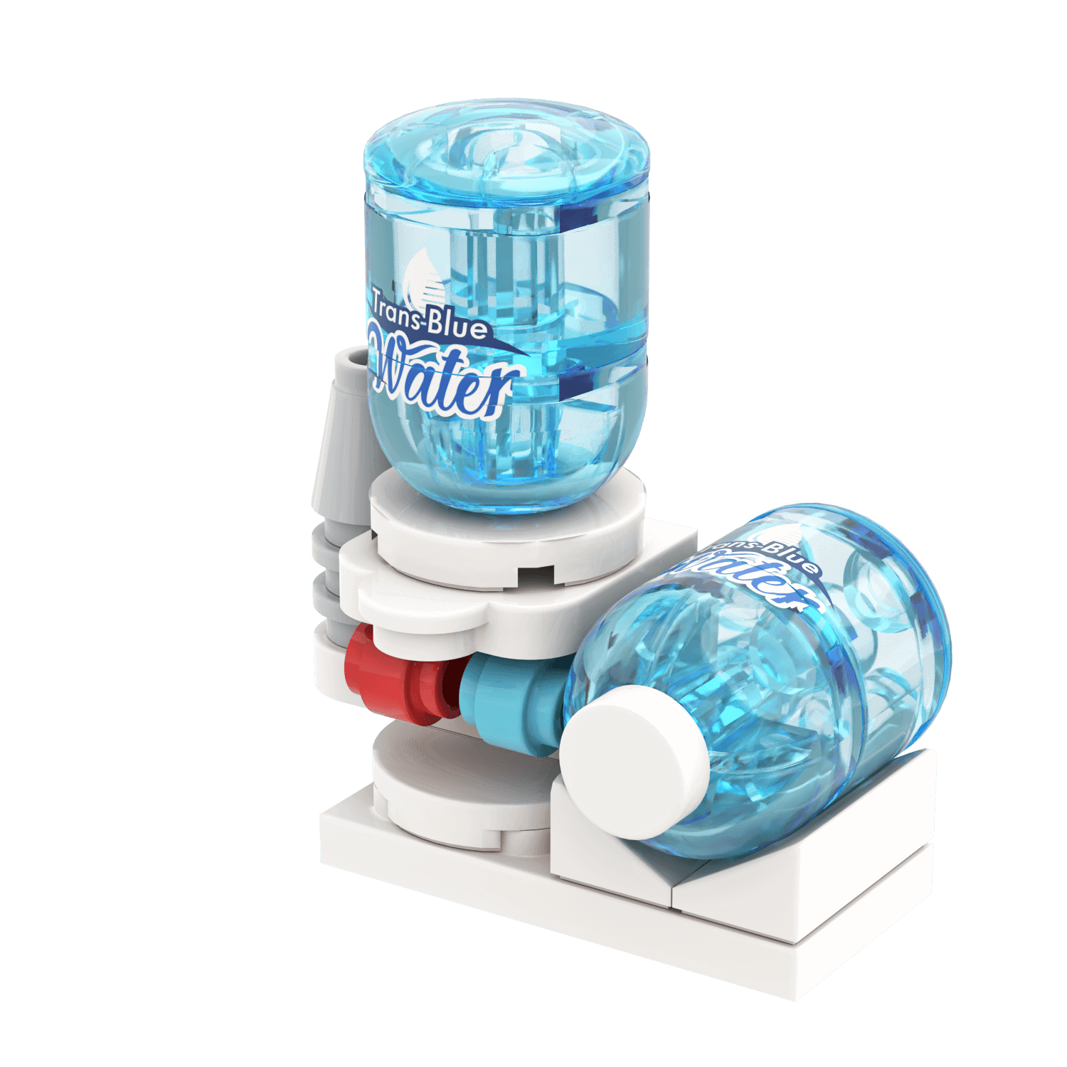 Water Cooler - Office - Minifig Scale Custom Set - Made Using LEGO® Parts