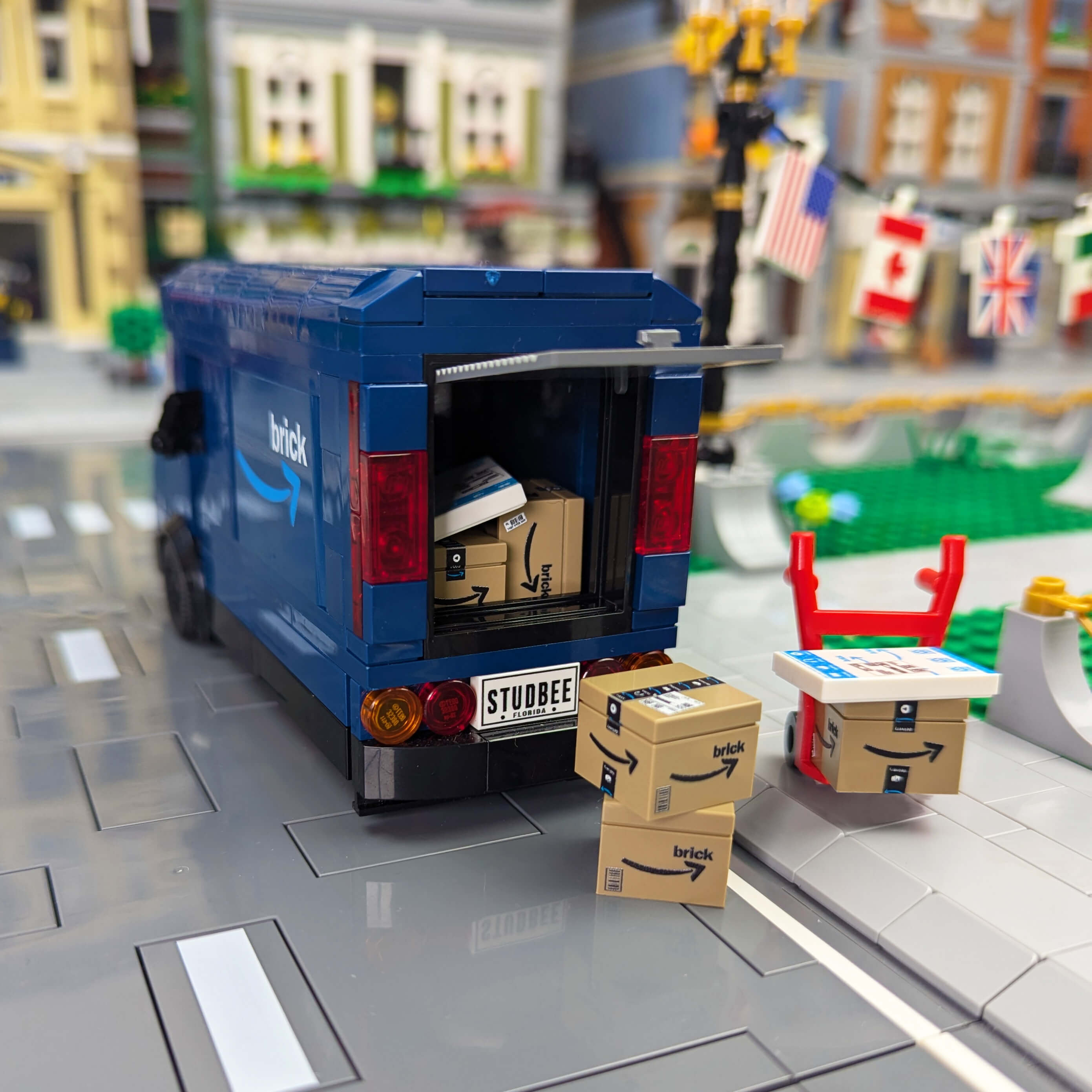 Amazing Shipping Box - Delivery Box - Custom Printed Lego - (2x2)