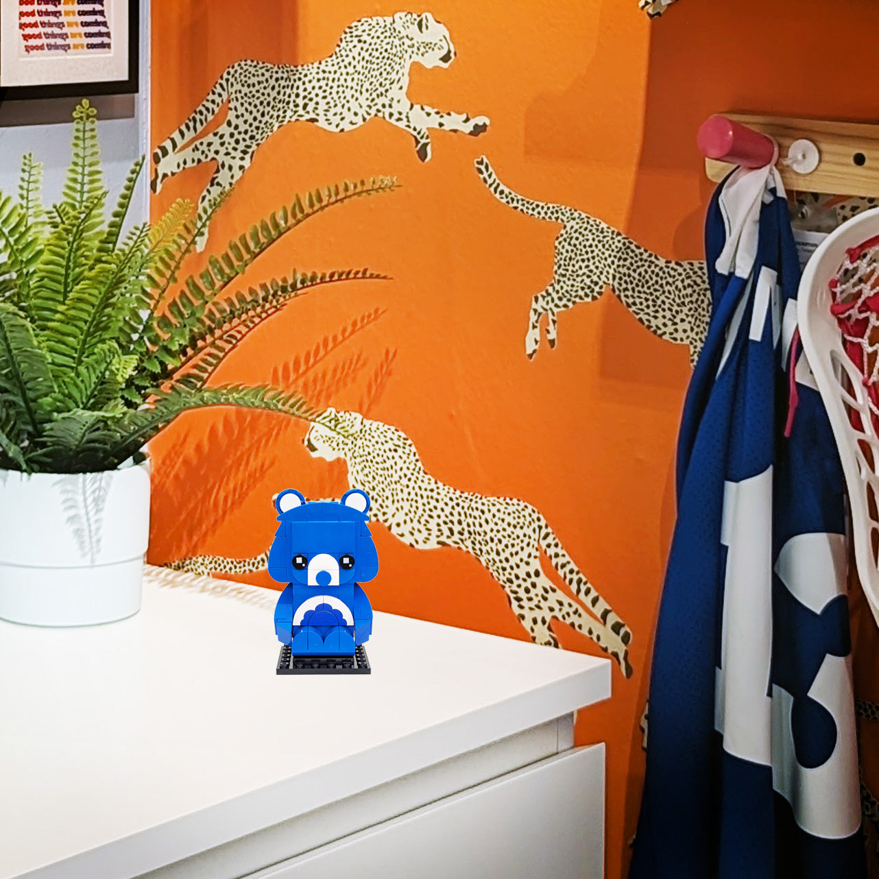 Blue Friendship Bear Brickheadz - StudBee