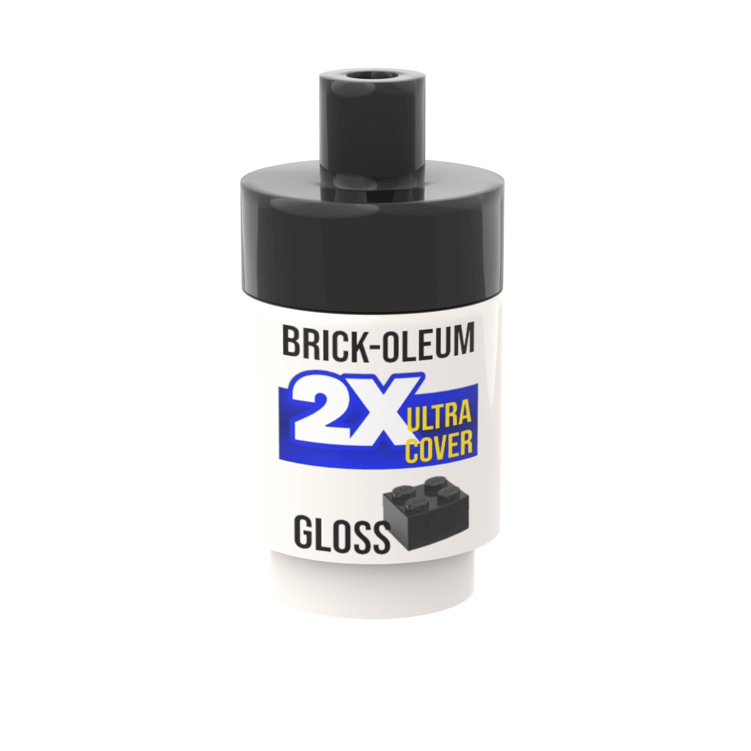 Brick-Oleum 2X Ultra Cover paint canister on a white background