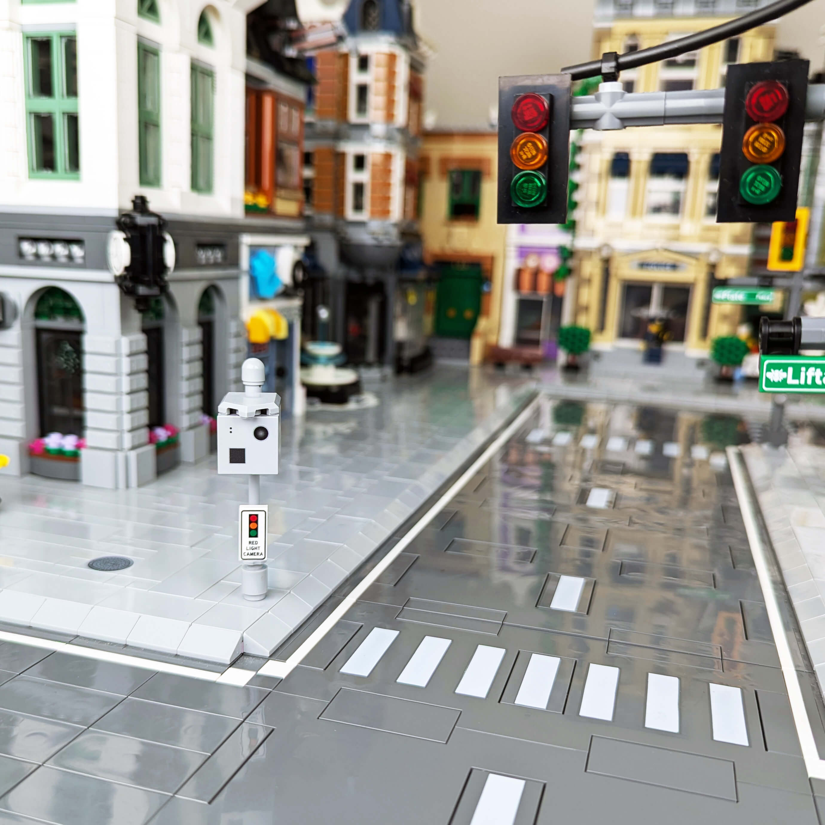 Red Light Camera Set - Custom Printed Set - Made Using LEGO® Parts