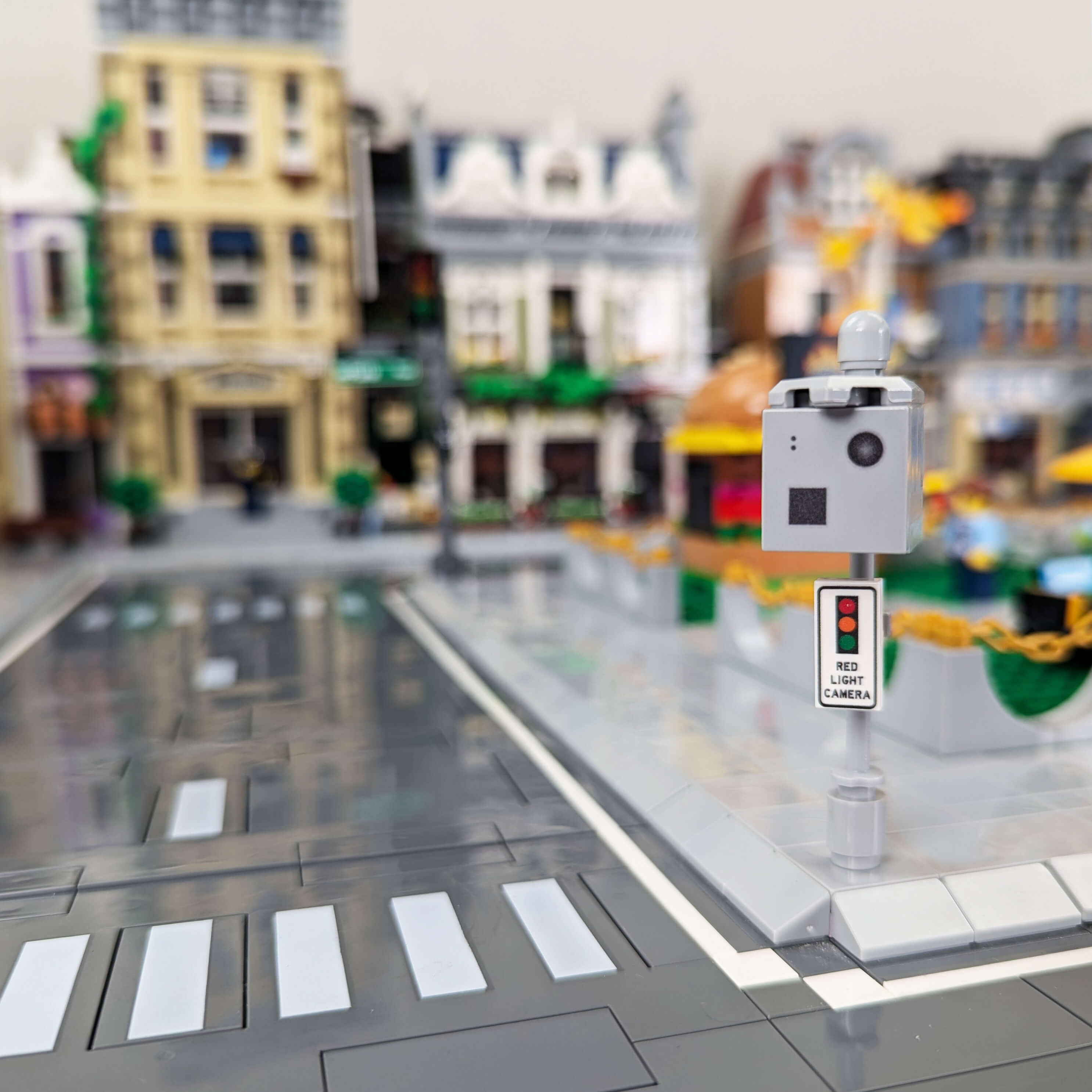 Red Light Camera Set - Custom Printed Set - Made Using LEGO® Parts