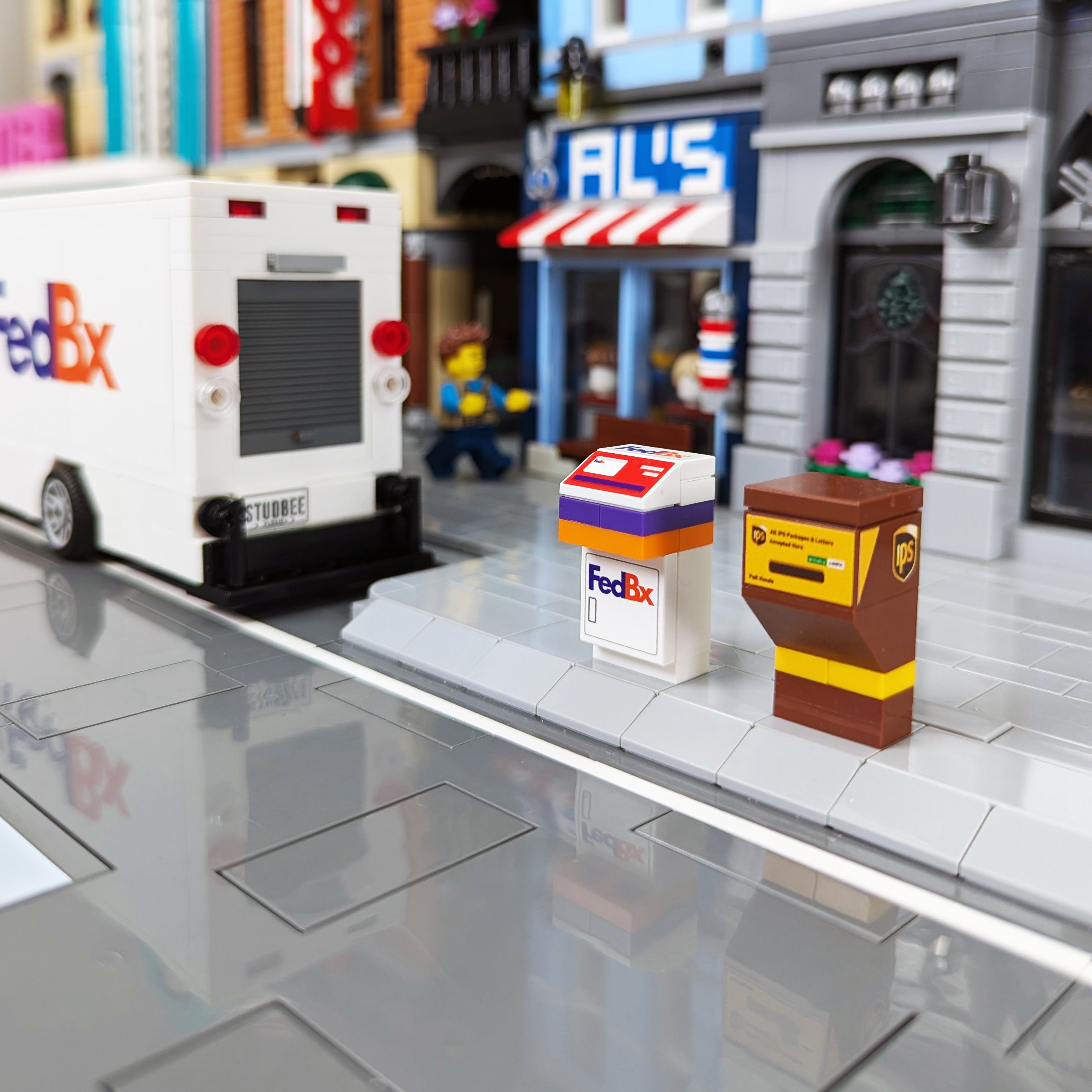 FedBx Drop Box - Custom Printed Lego