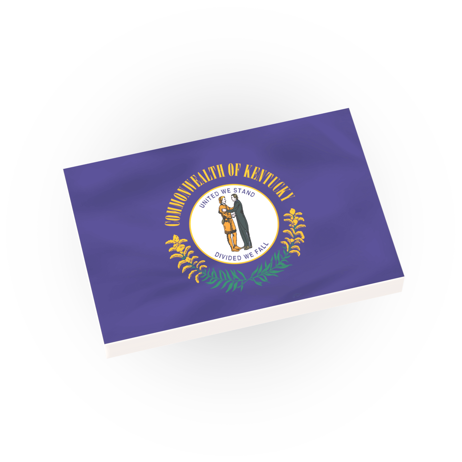 Flag of the Commonwealth of Kentucky on a white background