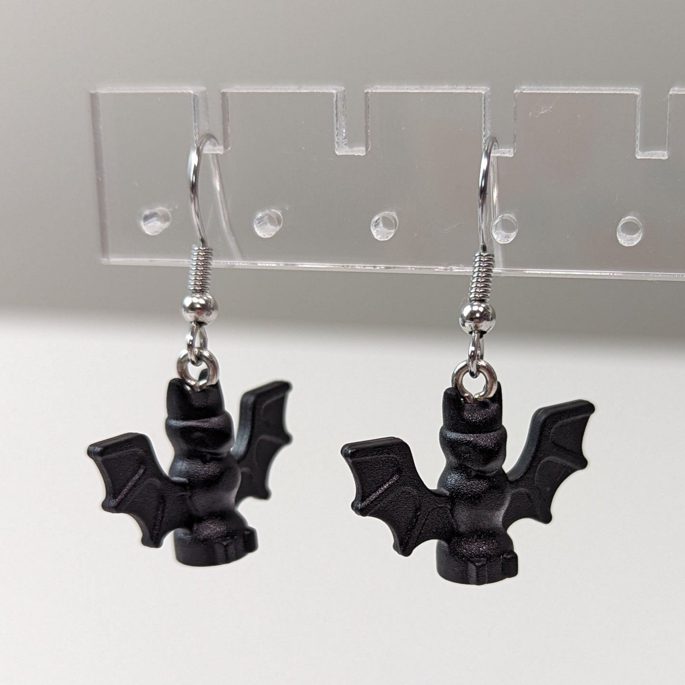 StudBee - Freaking Bats Earrings | Handmade from Authentic LEGO® Bricks - StudBee