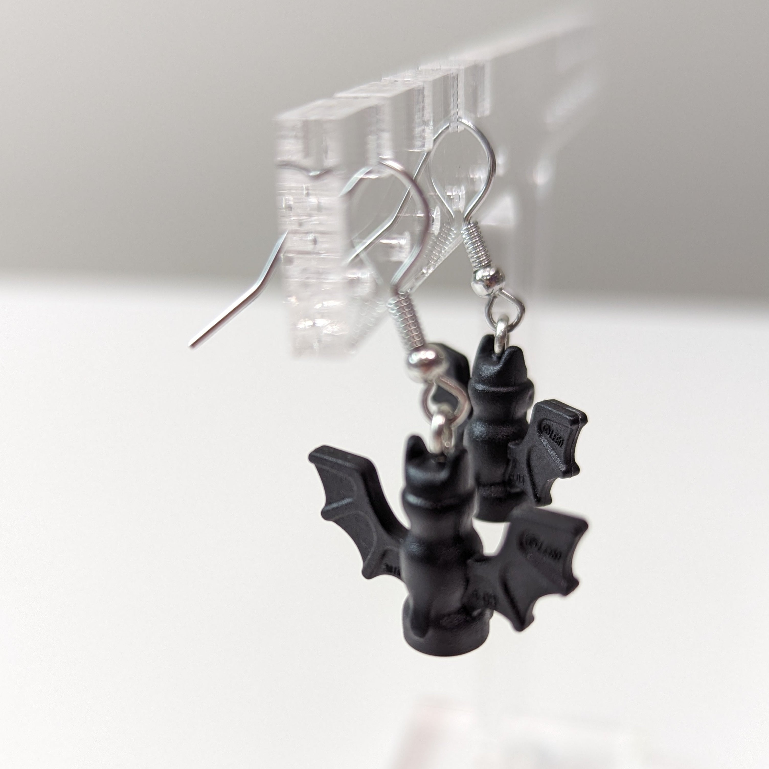 StudBee - Freaking Bats Earrings | Handmade from Authentic LEGO® Bricks - StudBee