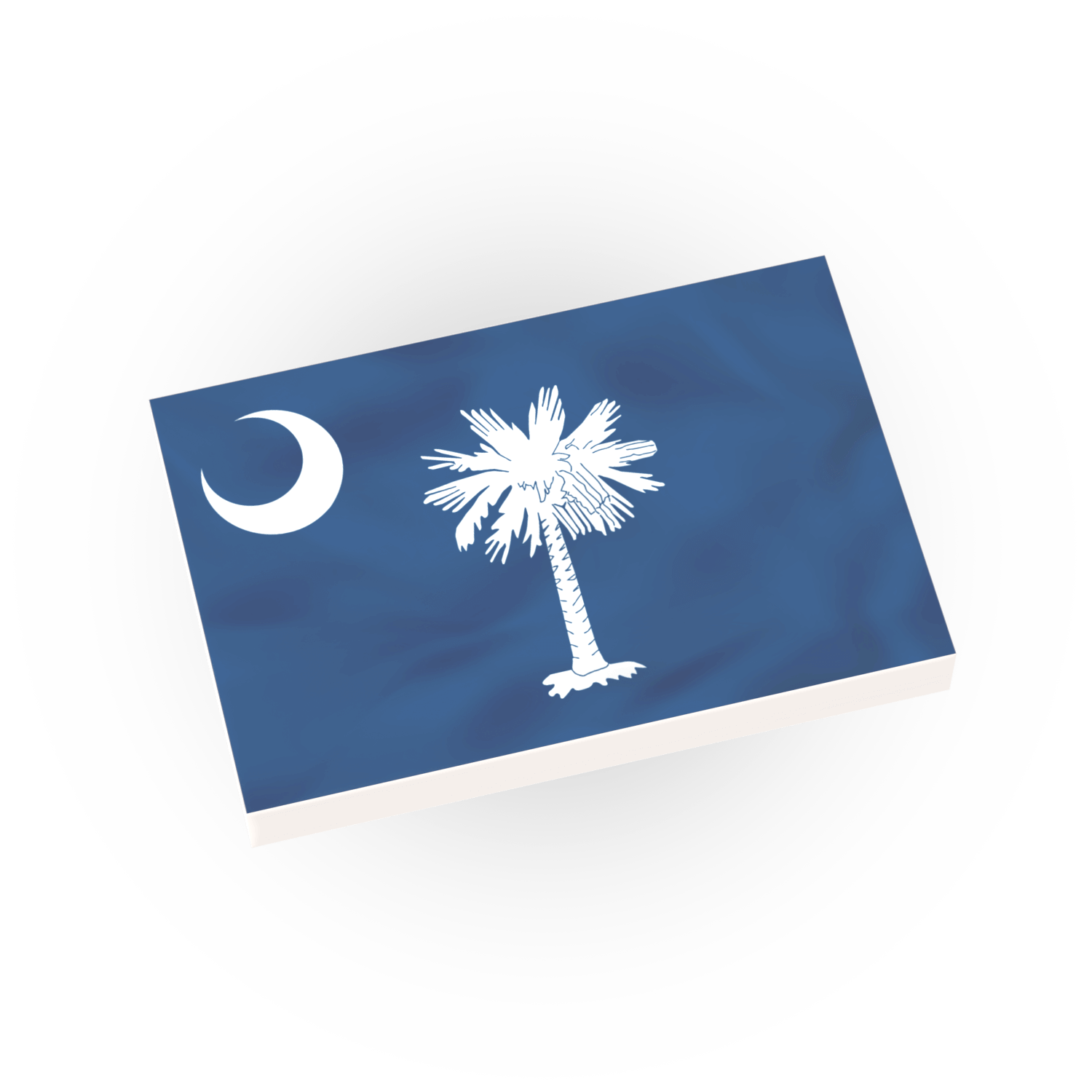 Flag of South Carolina on a white background