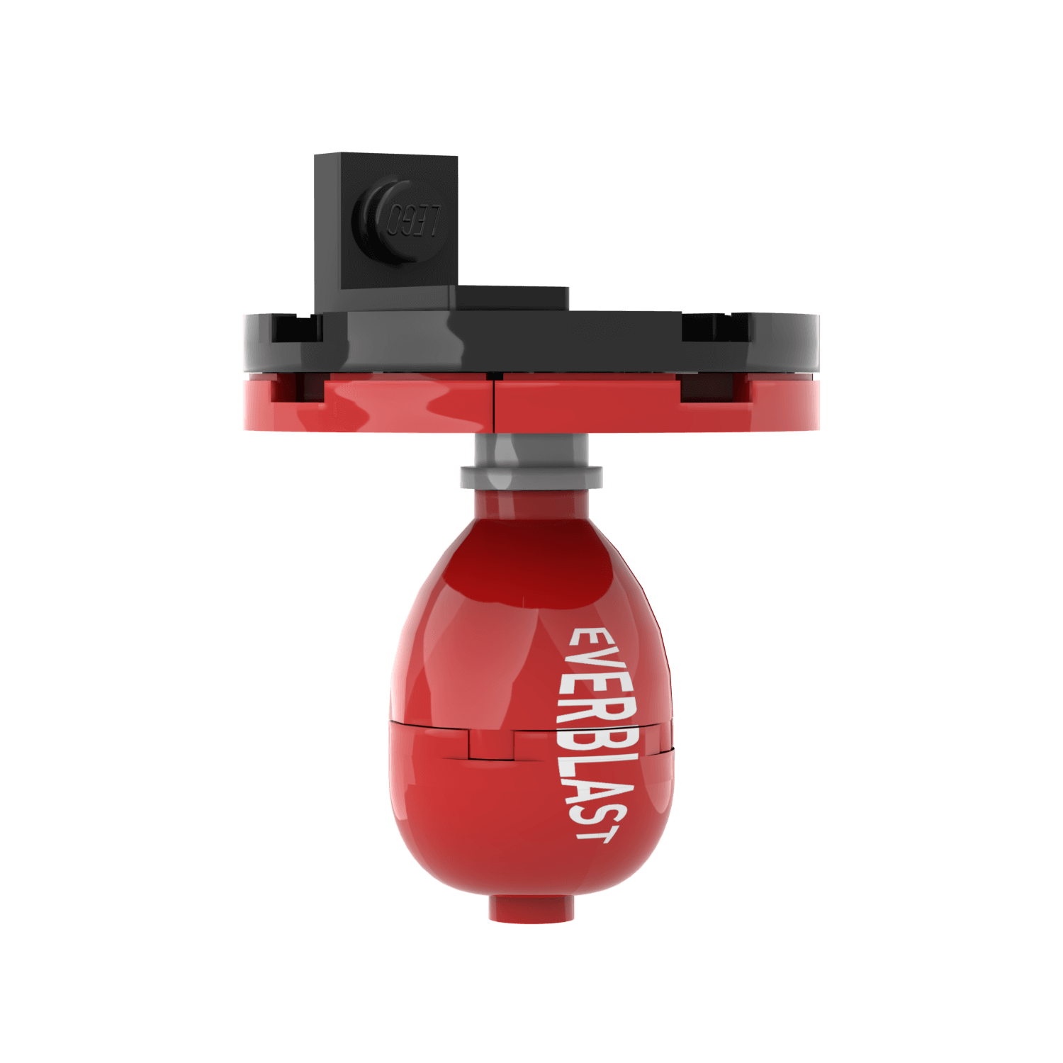 Custom printed Lego speed bag/punching bag for boxing training.