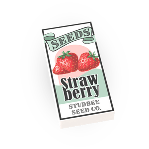 strawberry seed collection Seed Packet, Strawberry - Custom Printed Minifig Scale Tile