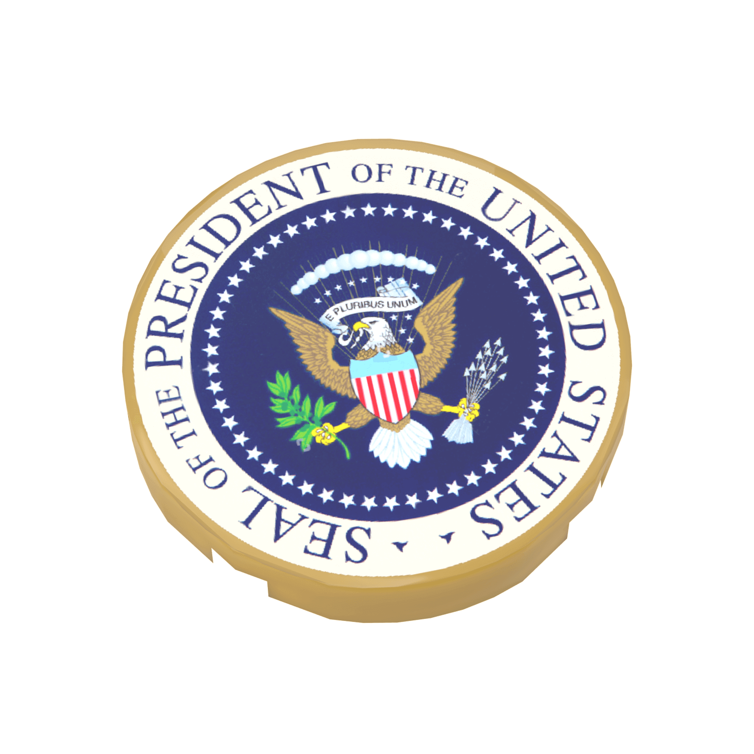 Seal of the President of the United States on a black background