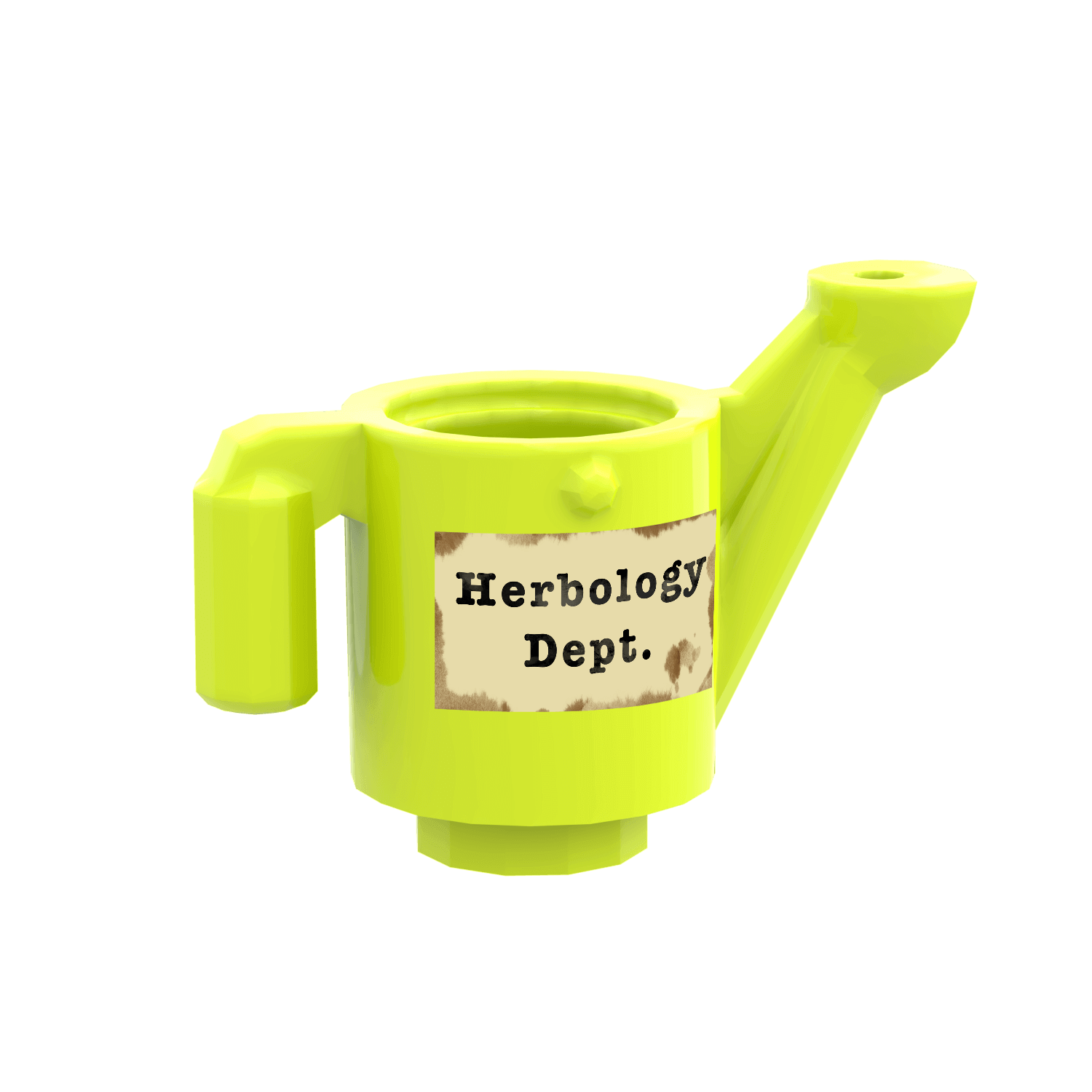 Watering Can, Herbology Dept. - Minifig Scale - Custom Printed - Made Using LEGO® Parts