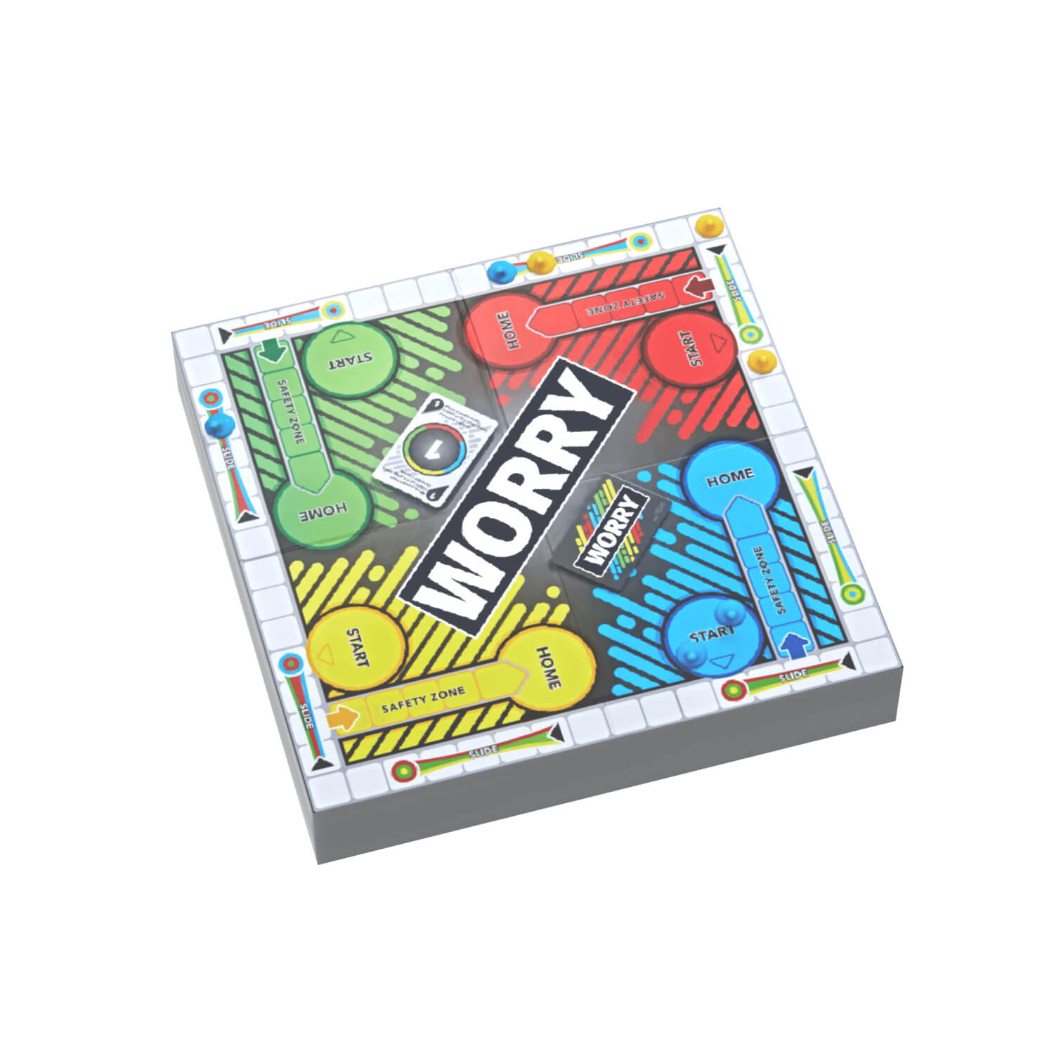 Family Game Night Pack -4 Games - Custom Printed Sets - Made Using LEGO® Parts
