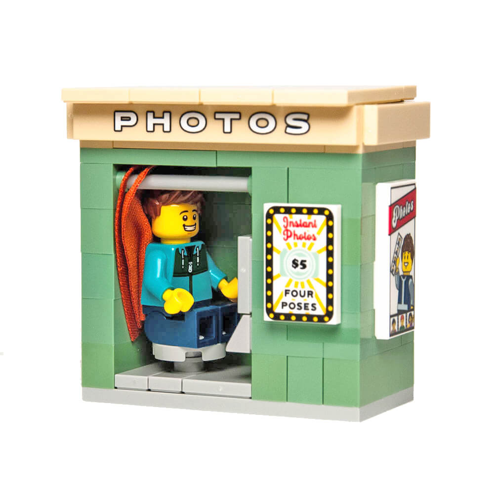 Photo Booth - Fair Ground - Selfie Booth - Fun - Custom Lego Set - Custom Printed Lego