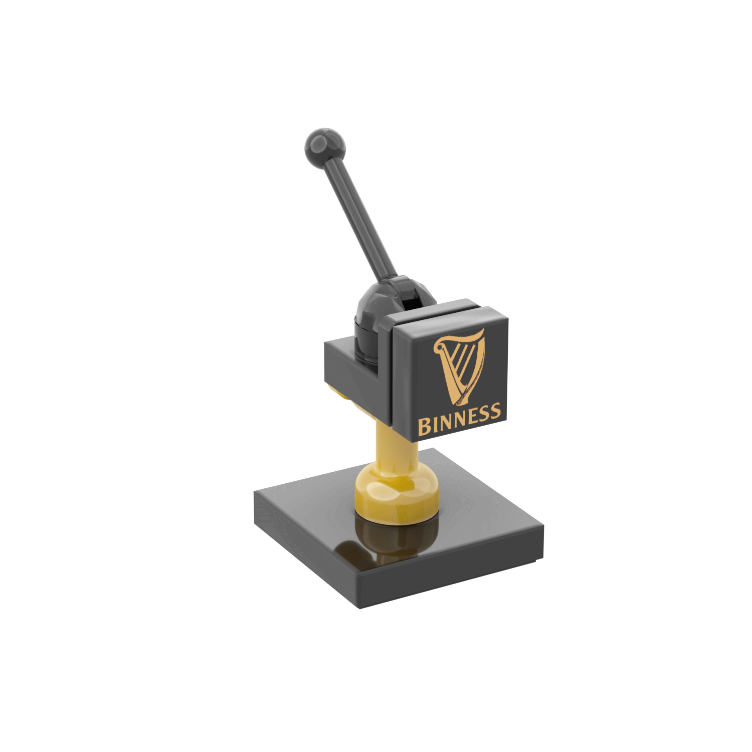 Binness Beer Tap - Bar / Pub - Pint / Drink Custom Printed - Custom Set Made Using LEGO® Parts