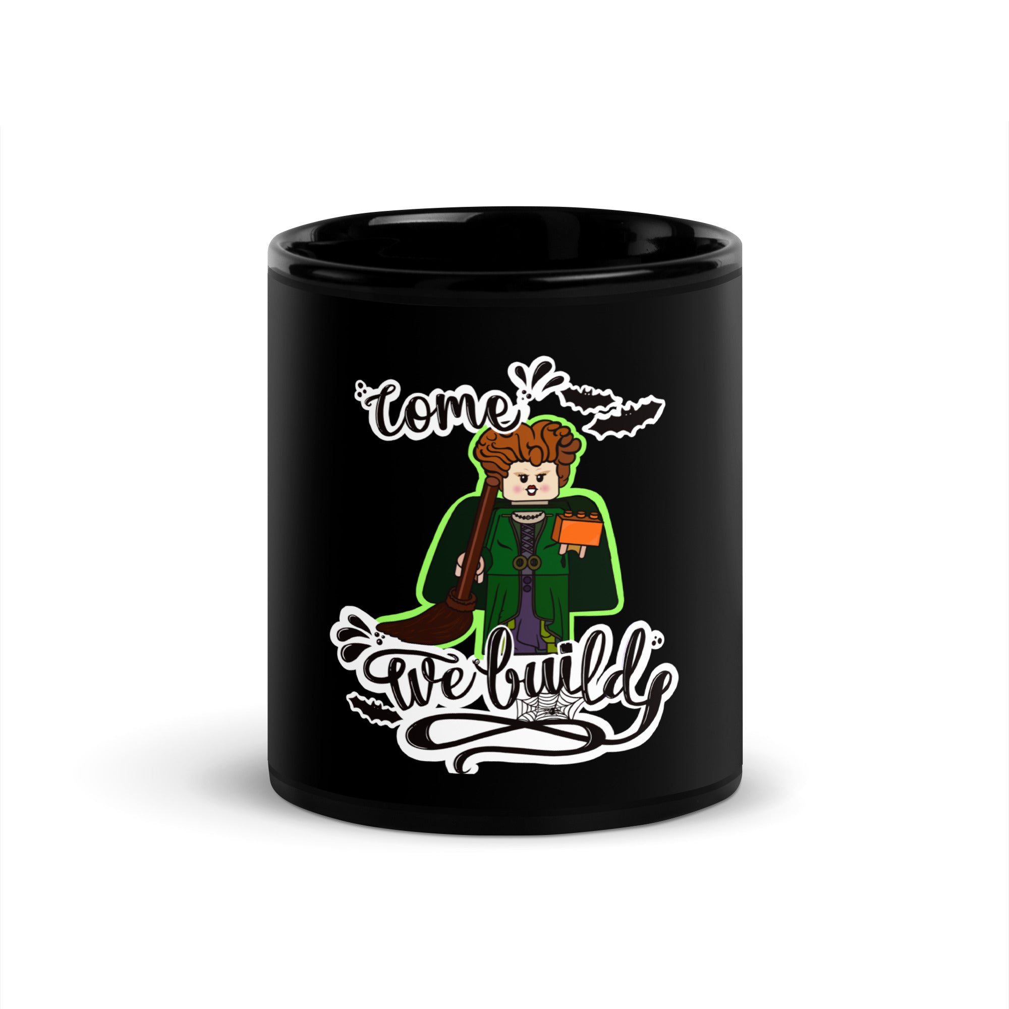 Halloween Winifred Sanderson Hocus Pocus Black Glossy Mug - StudBee