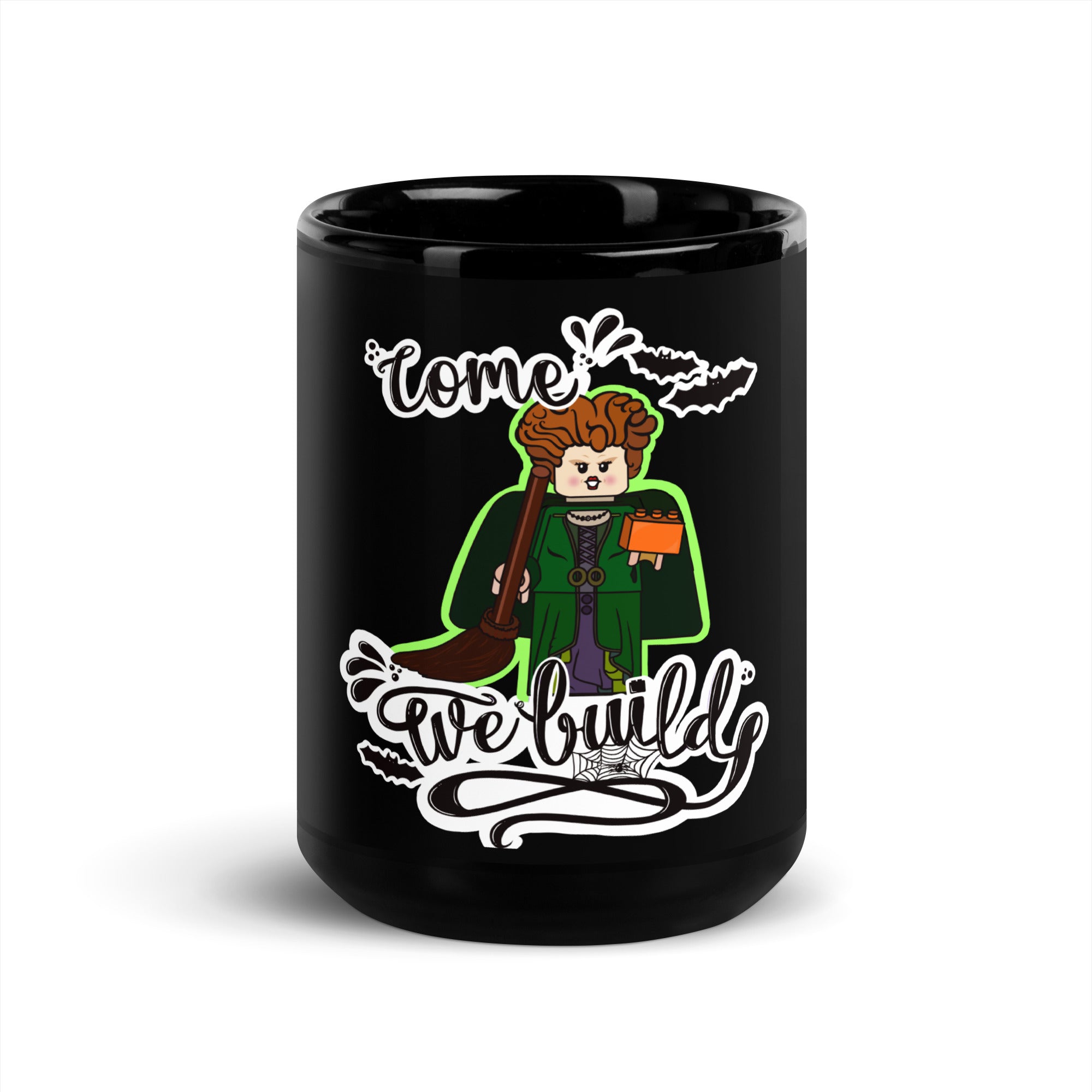 Halloween Winifred Sanderson Hocus Pocus Black Glossy Mug - StudBee