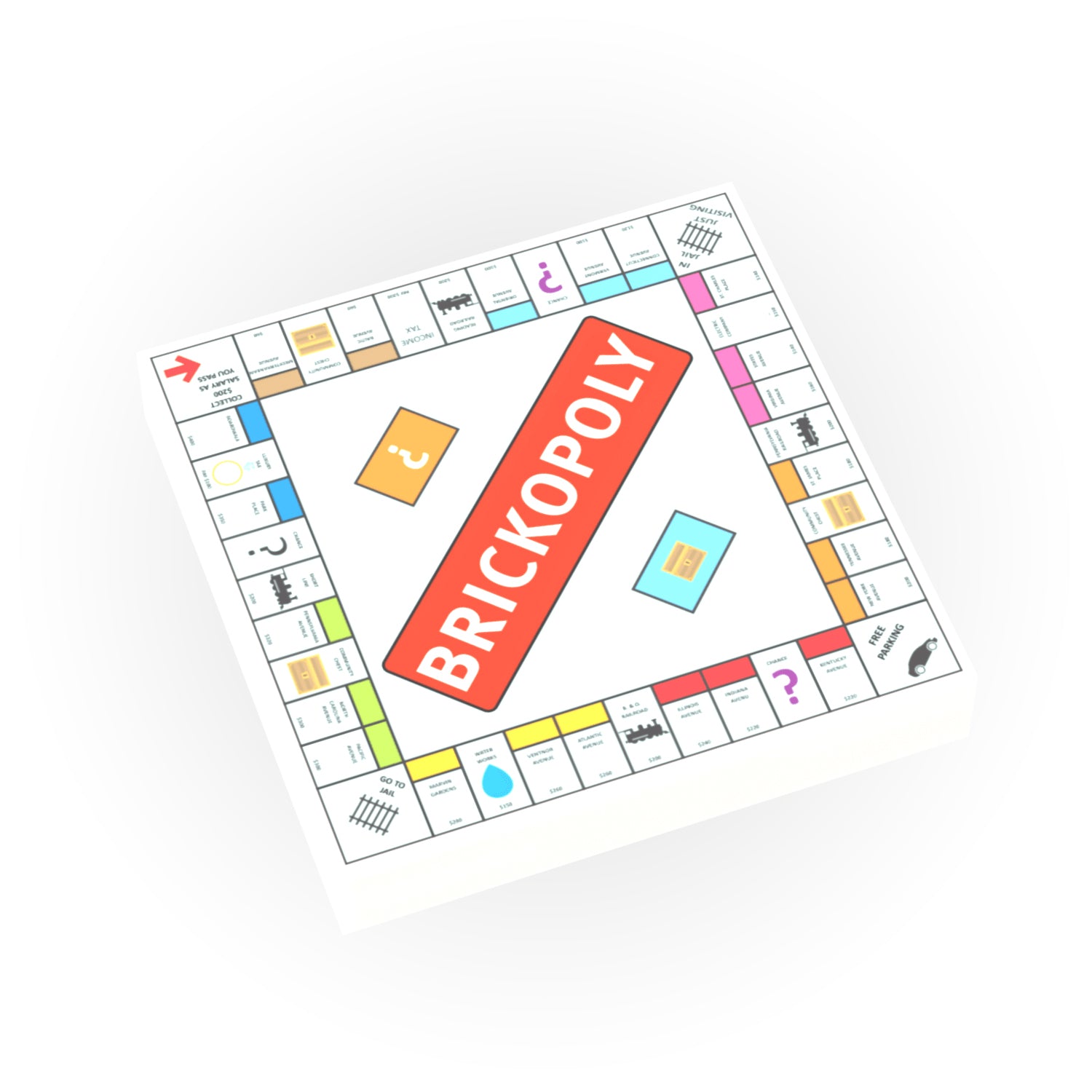 Family Game Night Pack -4 Games - Custom Printed Sets - Made Using LEGO® Parts