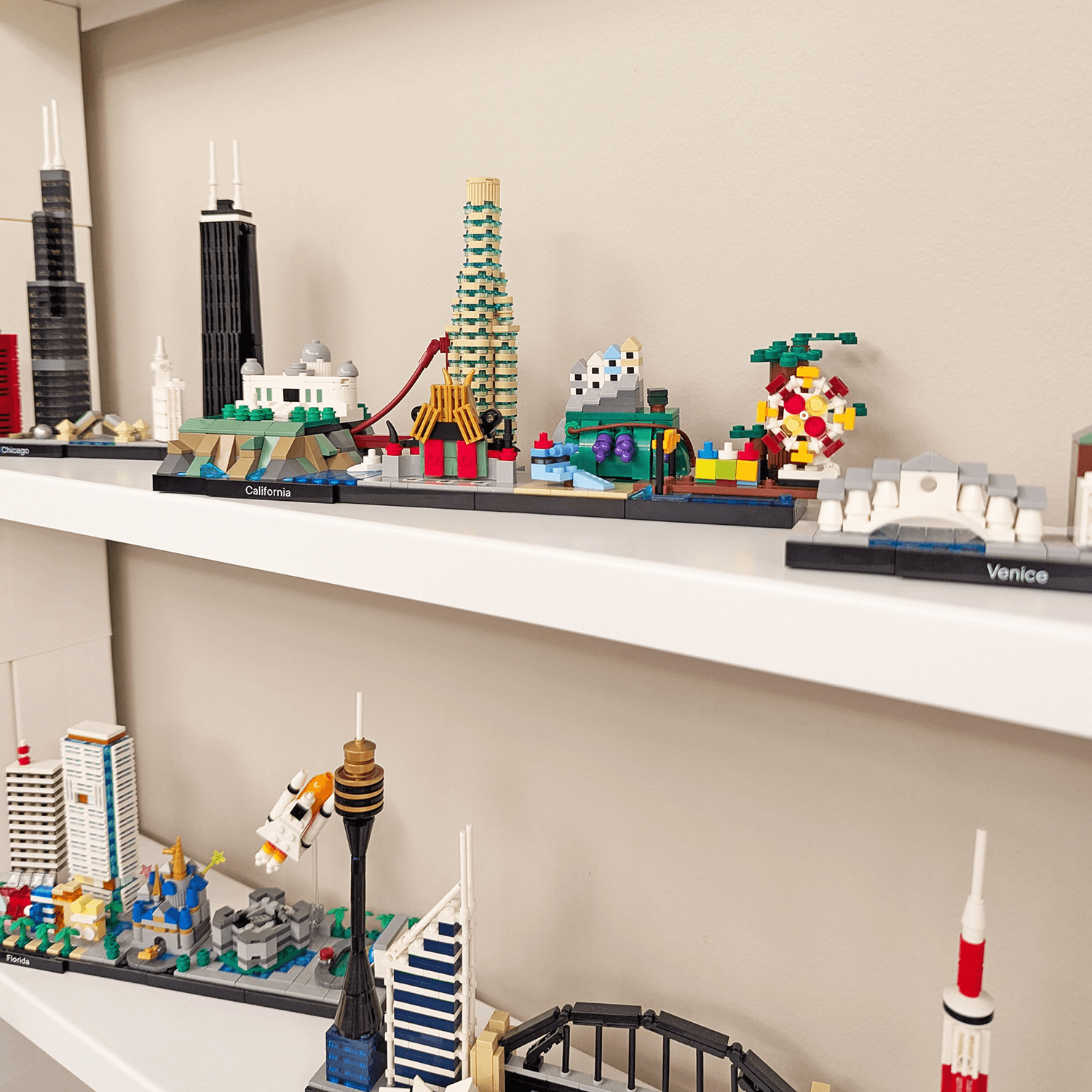 California Skyline Architecture Building Kit - Custom Building Set - Made Using LEGO® Parts