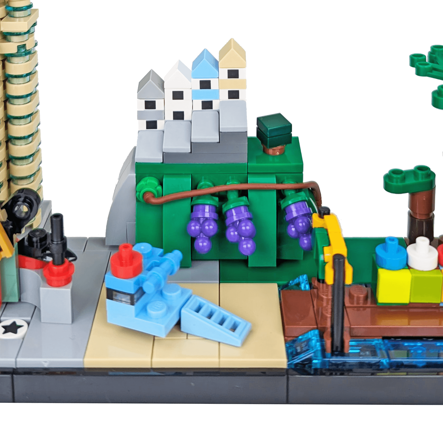 California Skyline Architecture Building Kit - Custom Building Set - Made Using LEGO® Parts