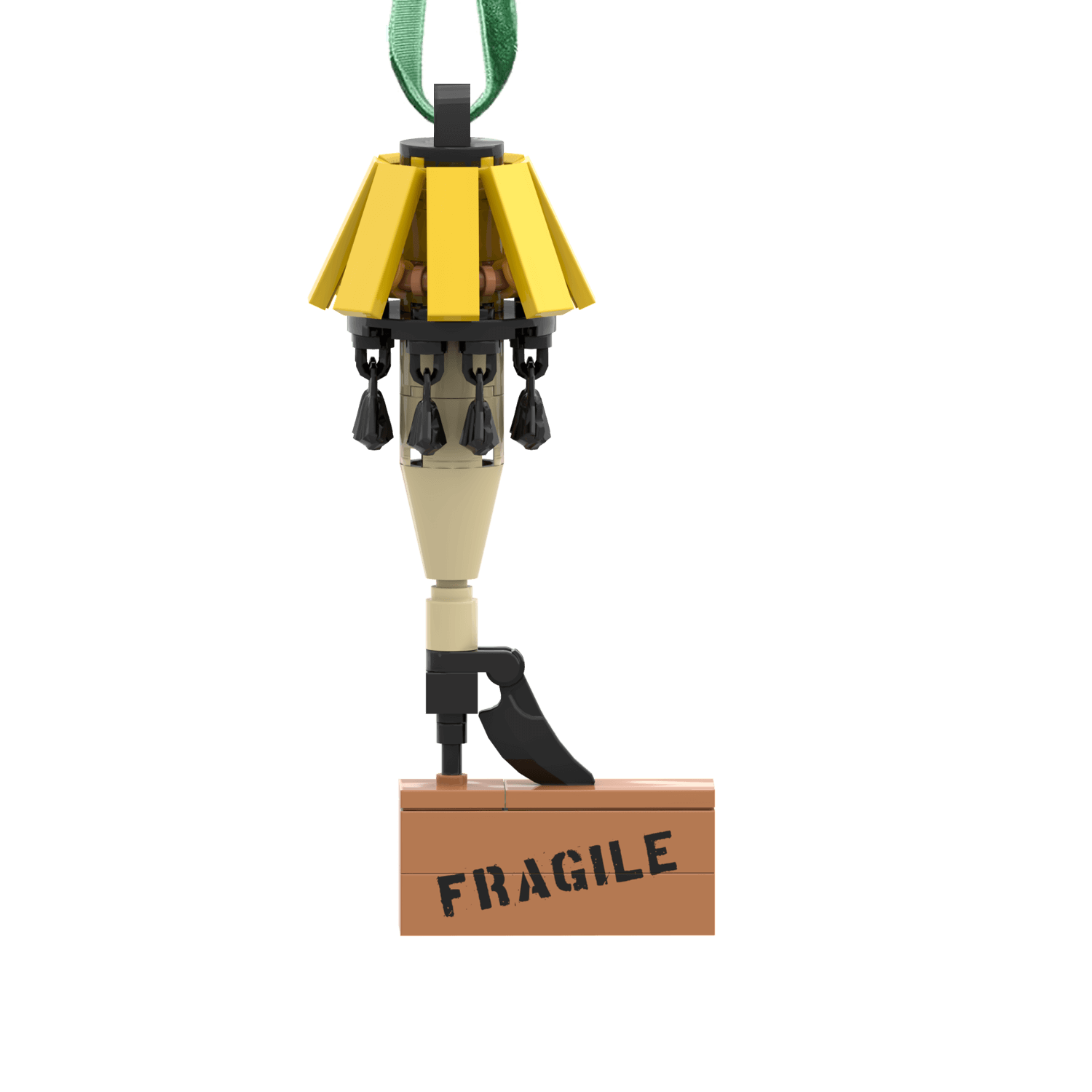 Christmas Story Leg Lamp Display - Christmas Ornament - Custom Printed - Made Using LEGO® Parts