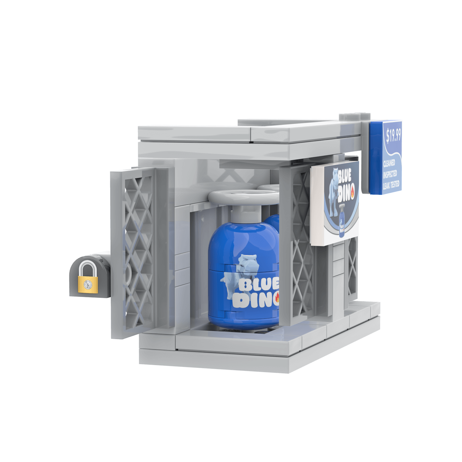 unlocked gas exchange cylinder nodel made using lego bricks