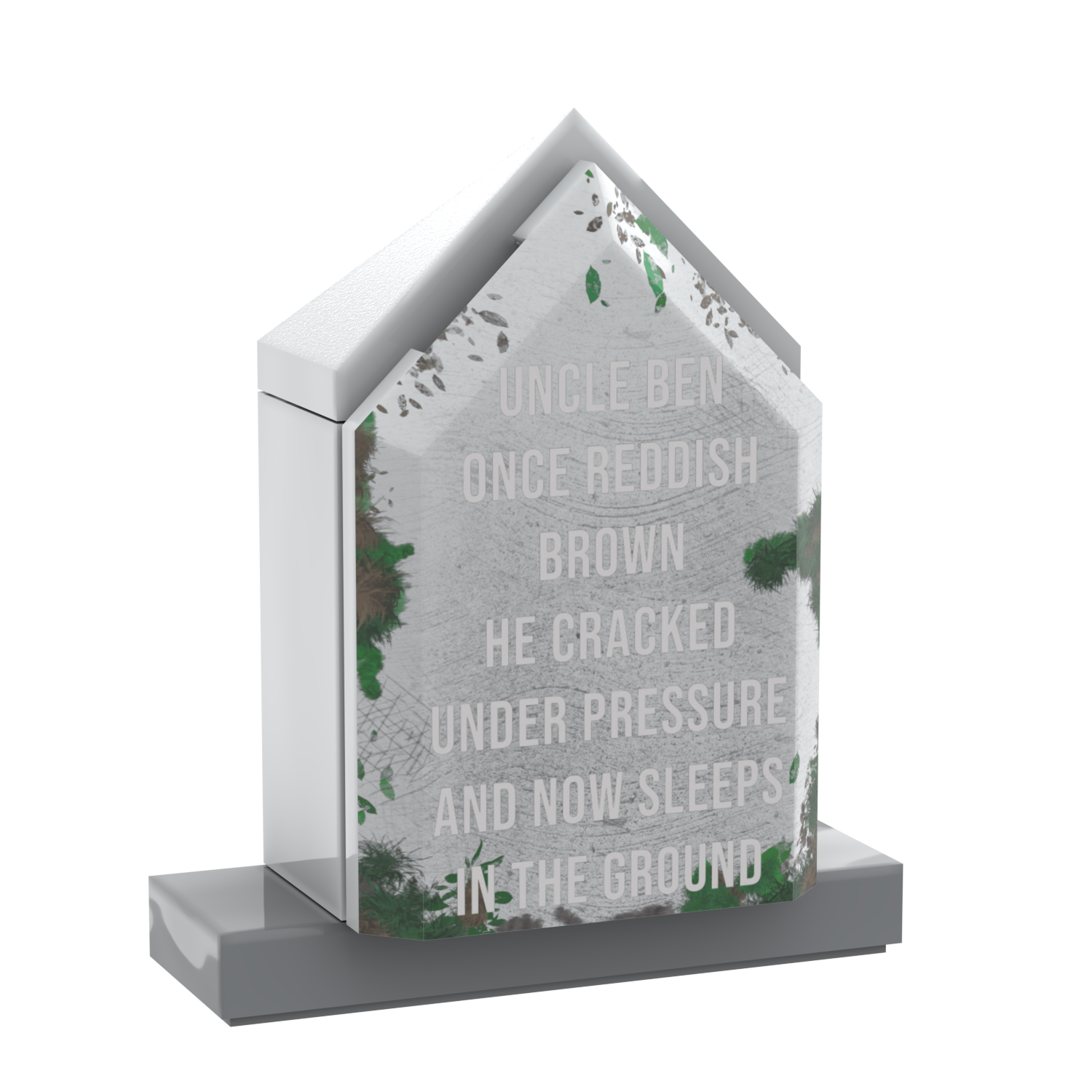 Tombstone 5-Pack - Custom Printed - Made Using LEGO® Parts