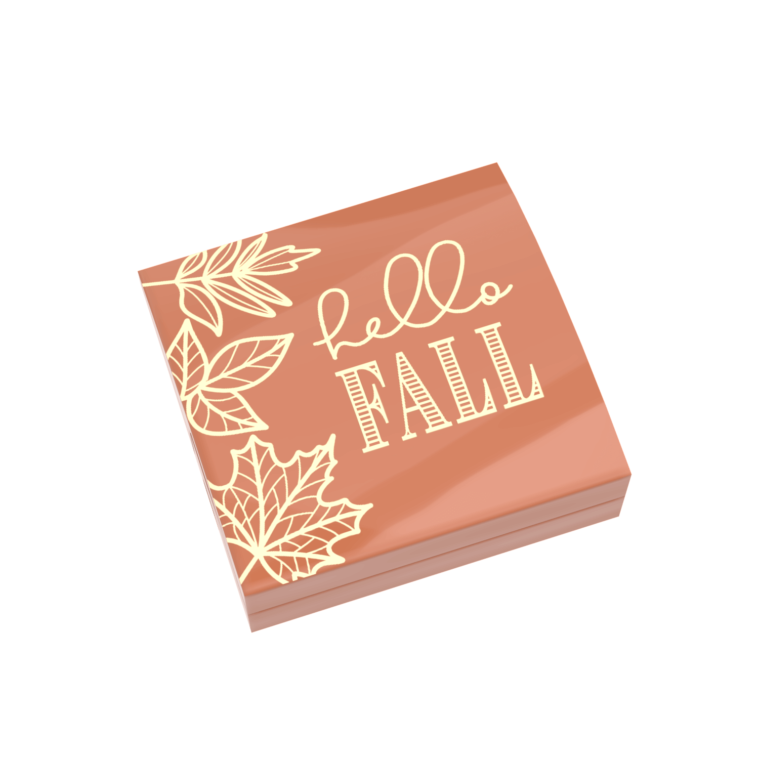 Custom Lego - "Hello Fall" Designed LEGO pillow moc custom printed and made using lego parts.