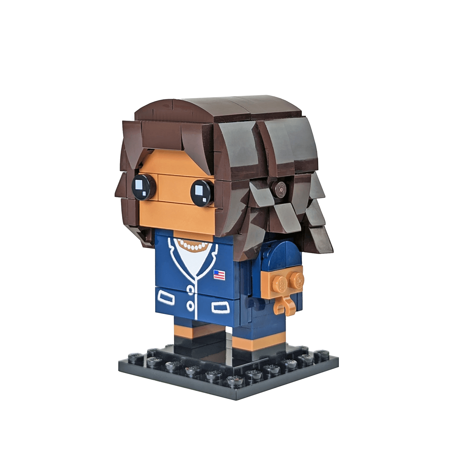 Kamala Harris Brick Head - Custom Set - Made Using LEGO® Parts