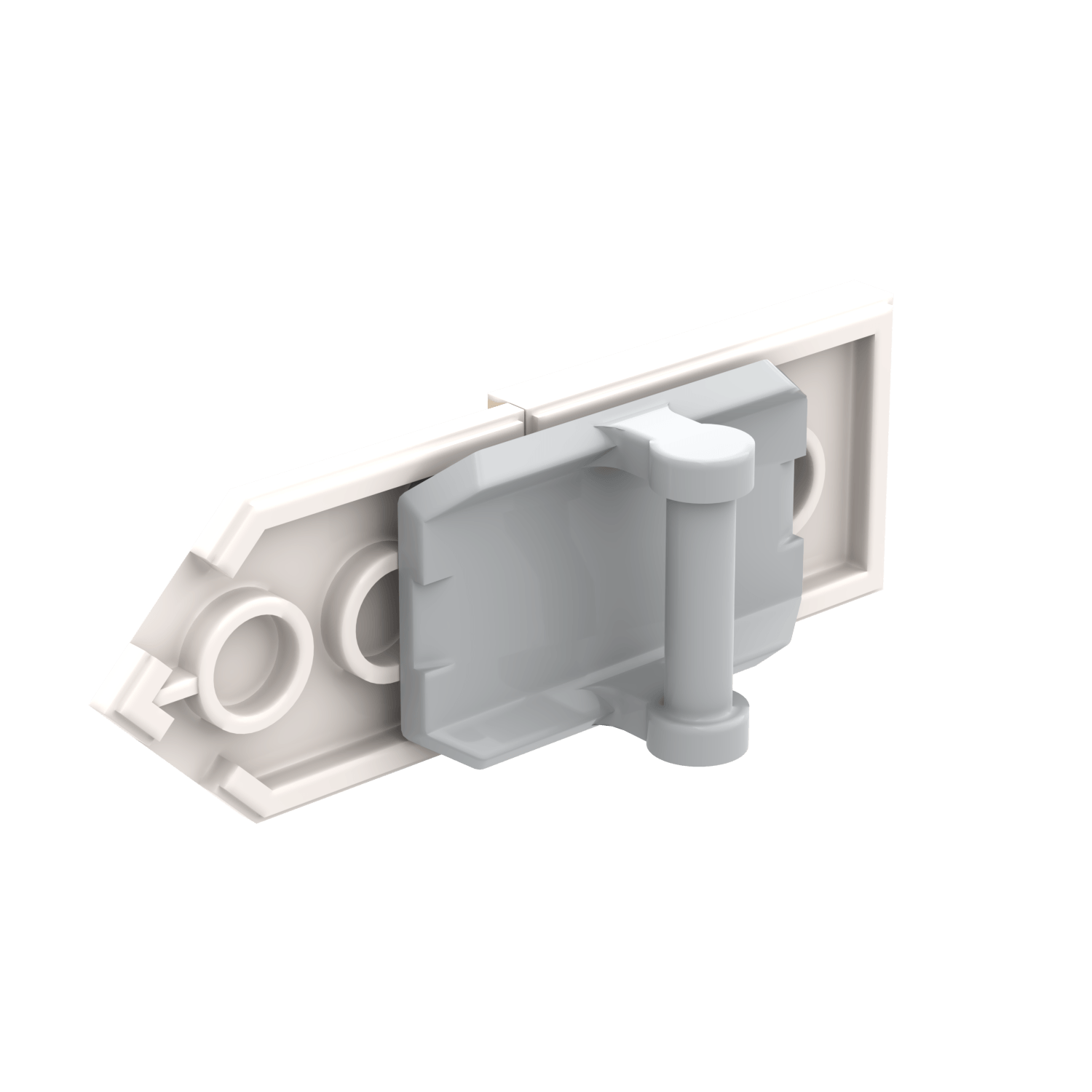 Back side of the LEGO brick built minifig sign spinner