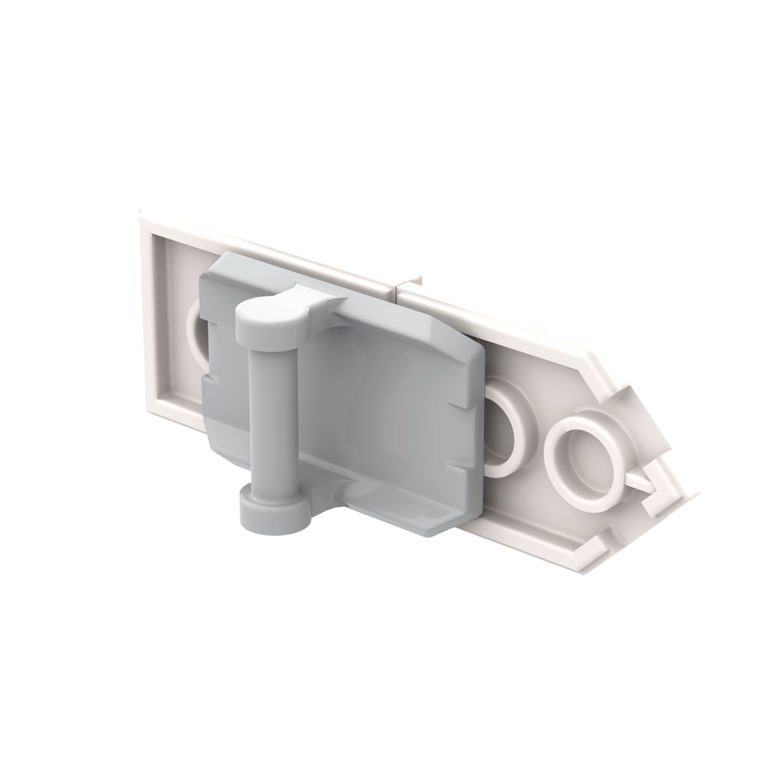 Back side of the LEGO brick built minifig sign spinner