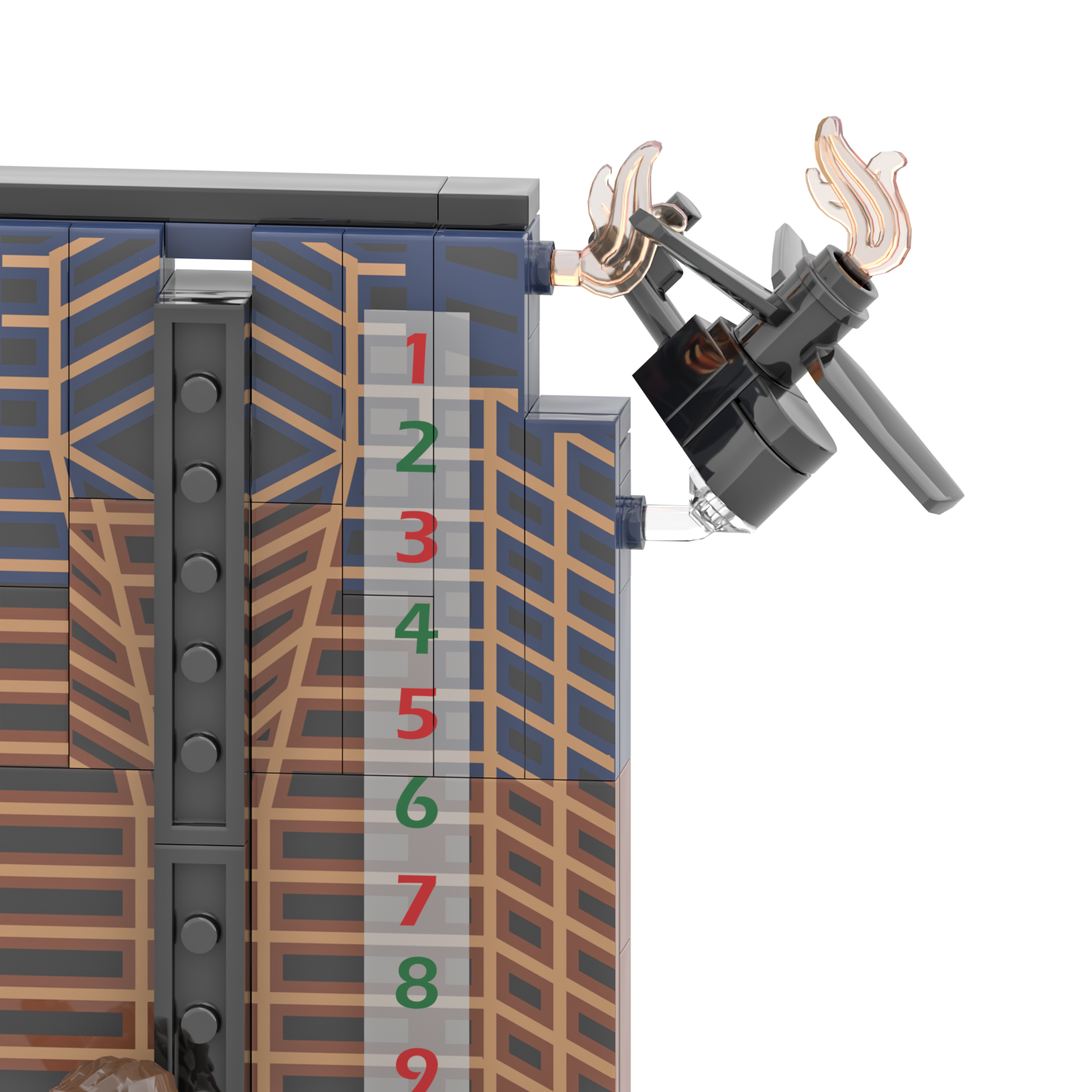 Die Hard Advent Calendar - It's Not Christmas Until Hans Gruber Falls - Nakatomi Plaza - Custom Printed Building Set Made Using LEGO® Parts