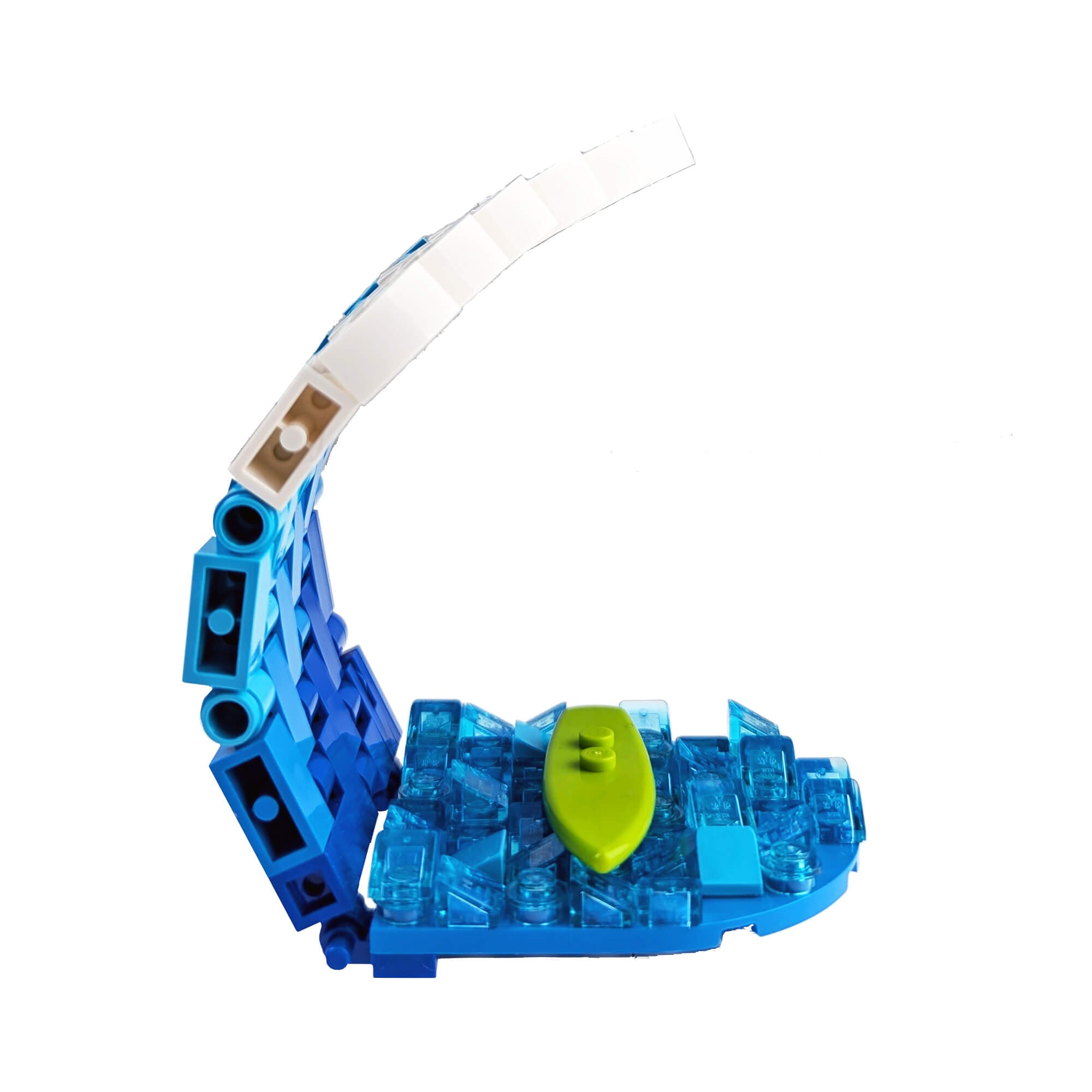 Minifig Wave Display - Custom Building Set - Made Using LEGO® Parts