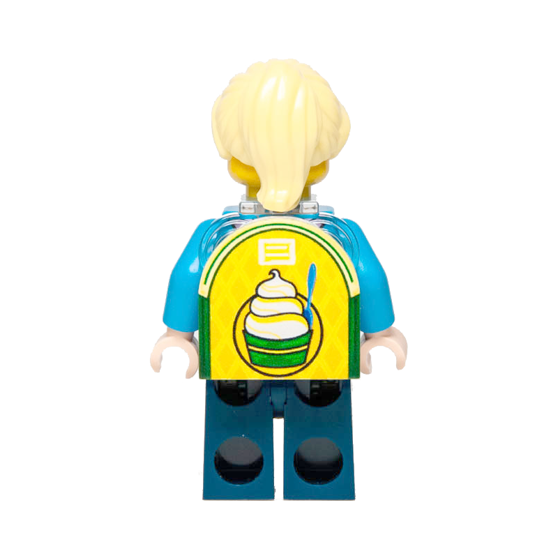 Pineapple Whip Lugfly Cosplay Mini Backpack - Minifig Scale - Custom Printed - Made Using LEGO® Parts