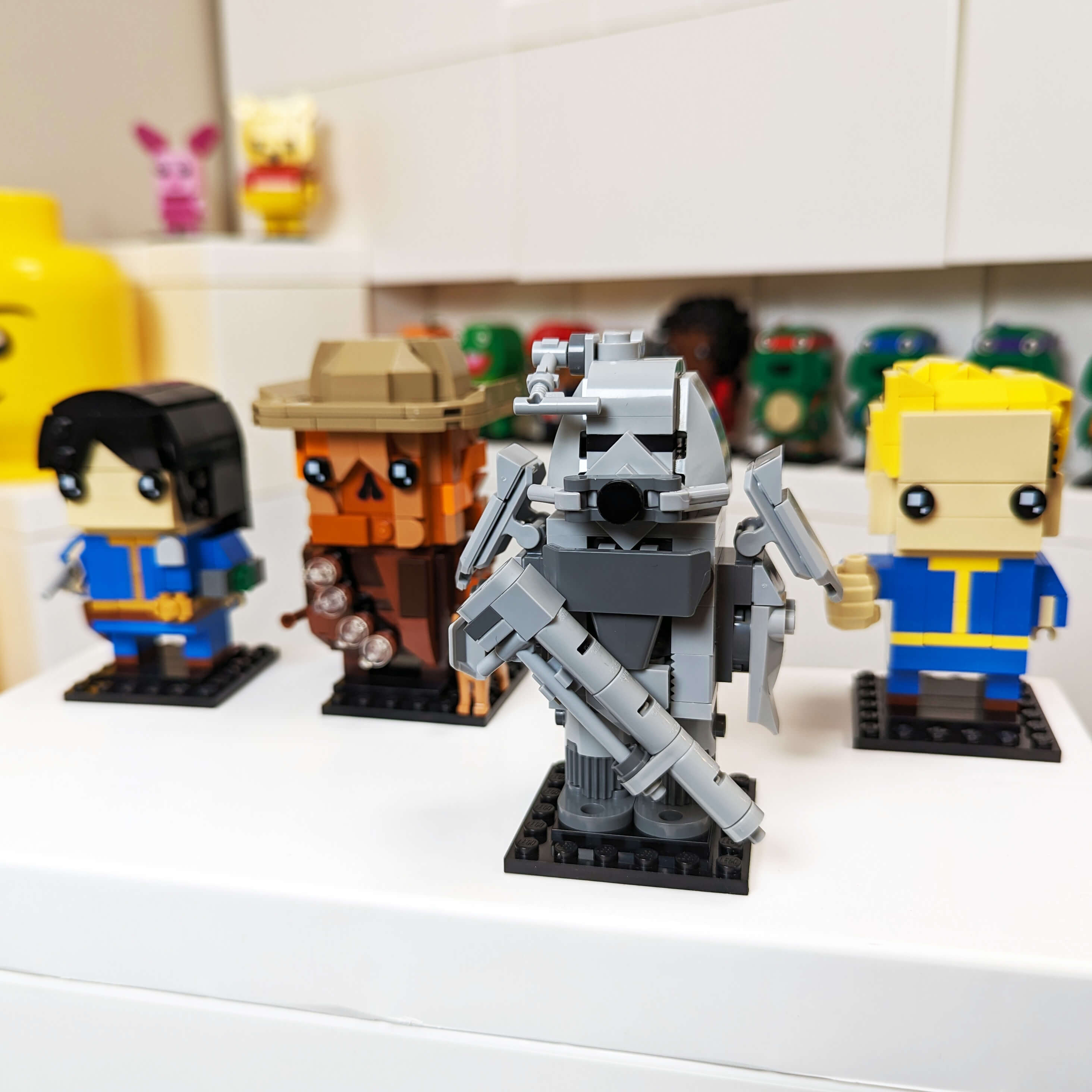 Power Armor Brick Head - Nuclear Wasteland - Custom Set - Made Using LEGO® Parts