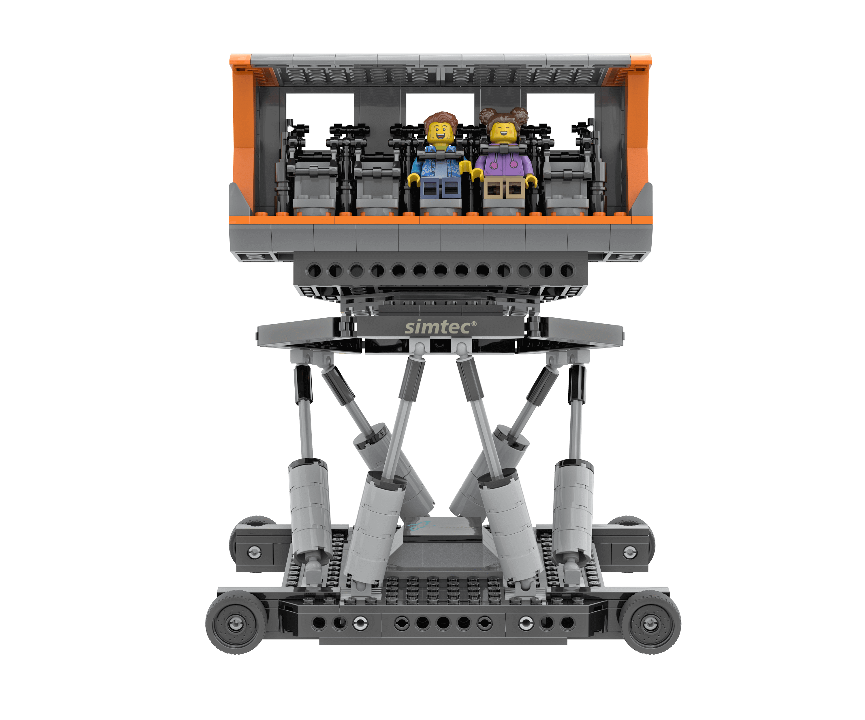 Simtec Systems HEXaPOT Ride Vehicle- Custom Building Kit - Made Using LEGO® Parts